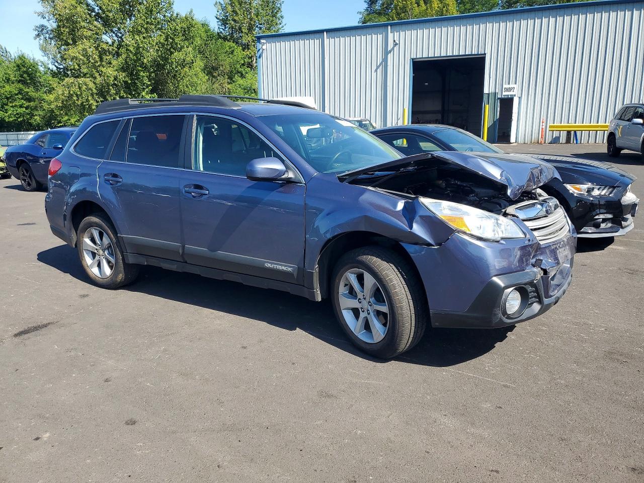 2014 Subaru Outback 2.5i Premium Blue vin: 4S4BRBCC3E3259762
