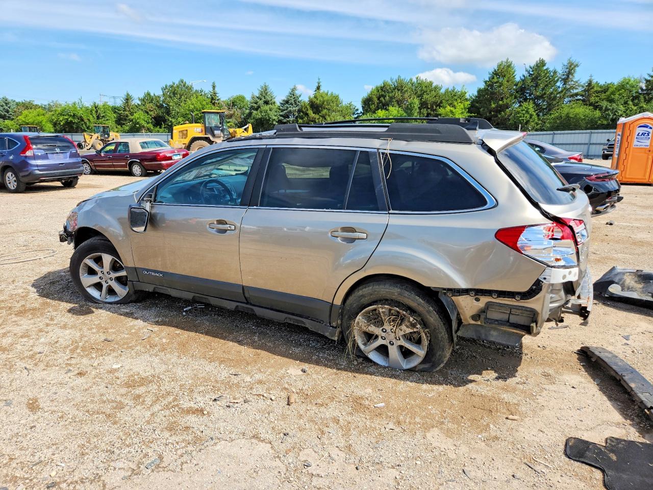 2014 Subaru Outback 2.5i Premium Cream vin: 4S4BRBCC3E3287108