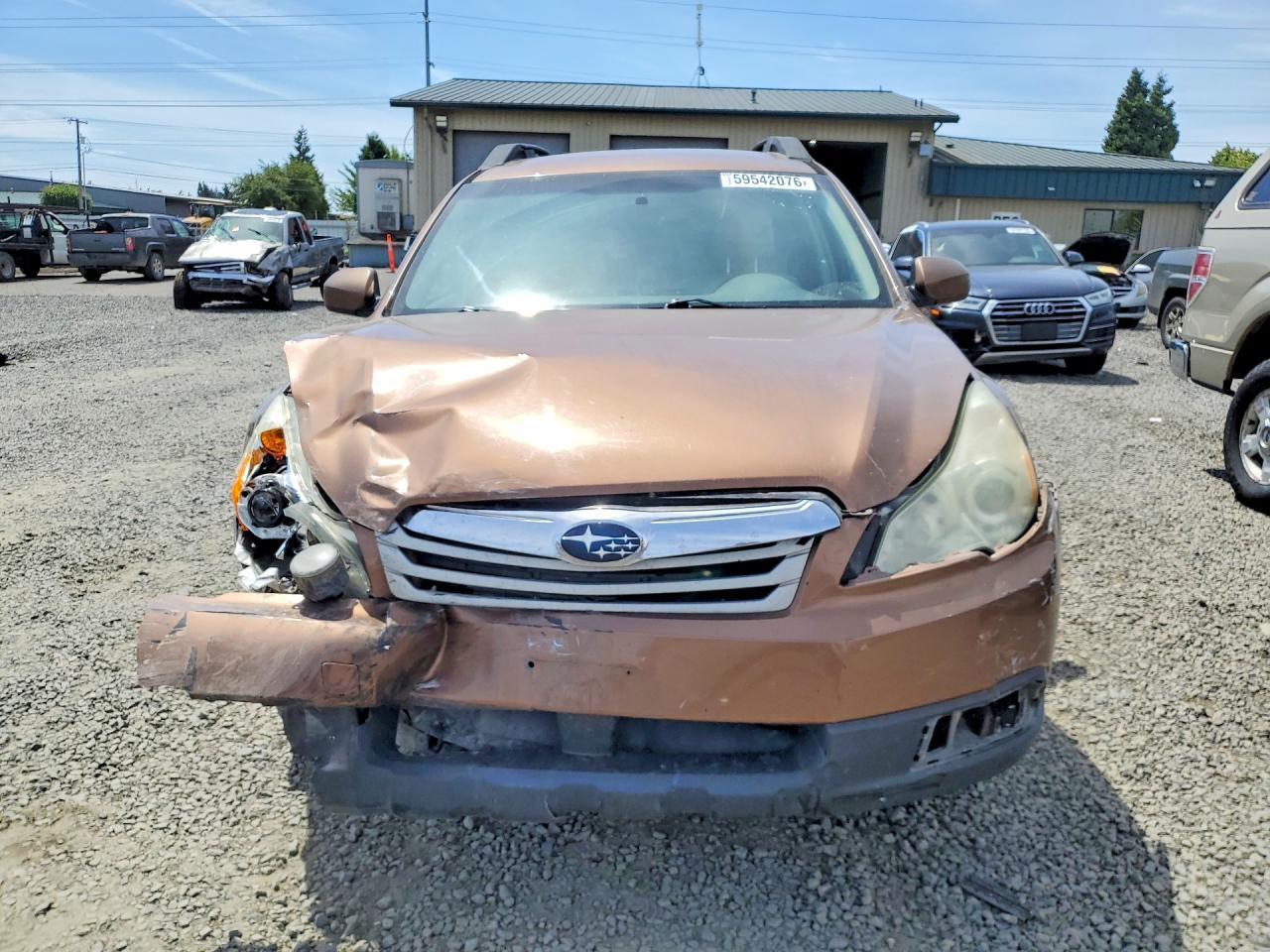 2011 Subaru Outback 2.5i Premium Коричневый vin: 4S4BRBCC4B3318636
