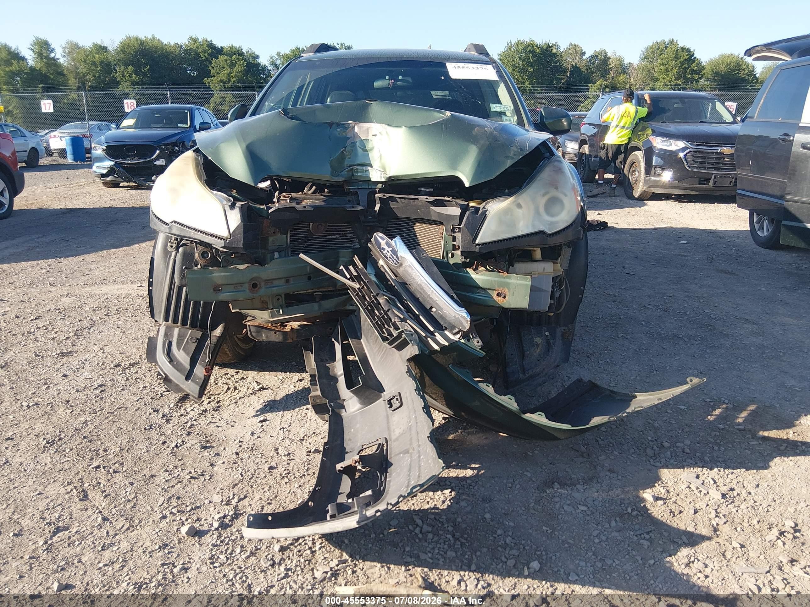 2011 Subaru Outback 2.5i Premium Green vin: 4S4BRBCC4B3353323