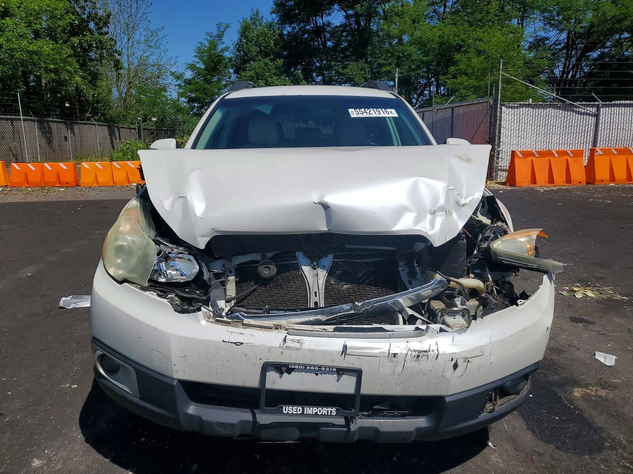 2011 Subaru Outback 2.5i Premium White vin: 4S4BRBCC4B3393157