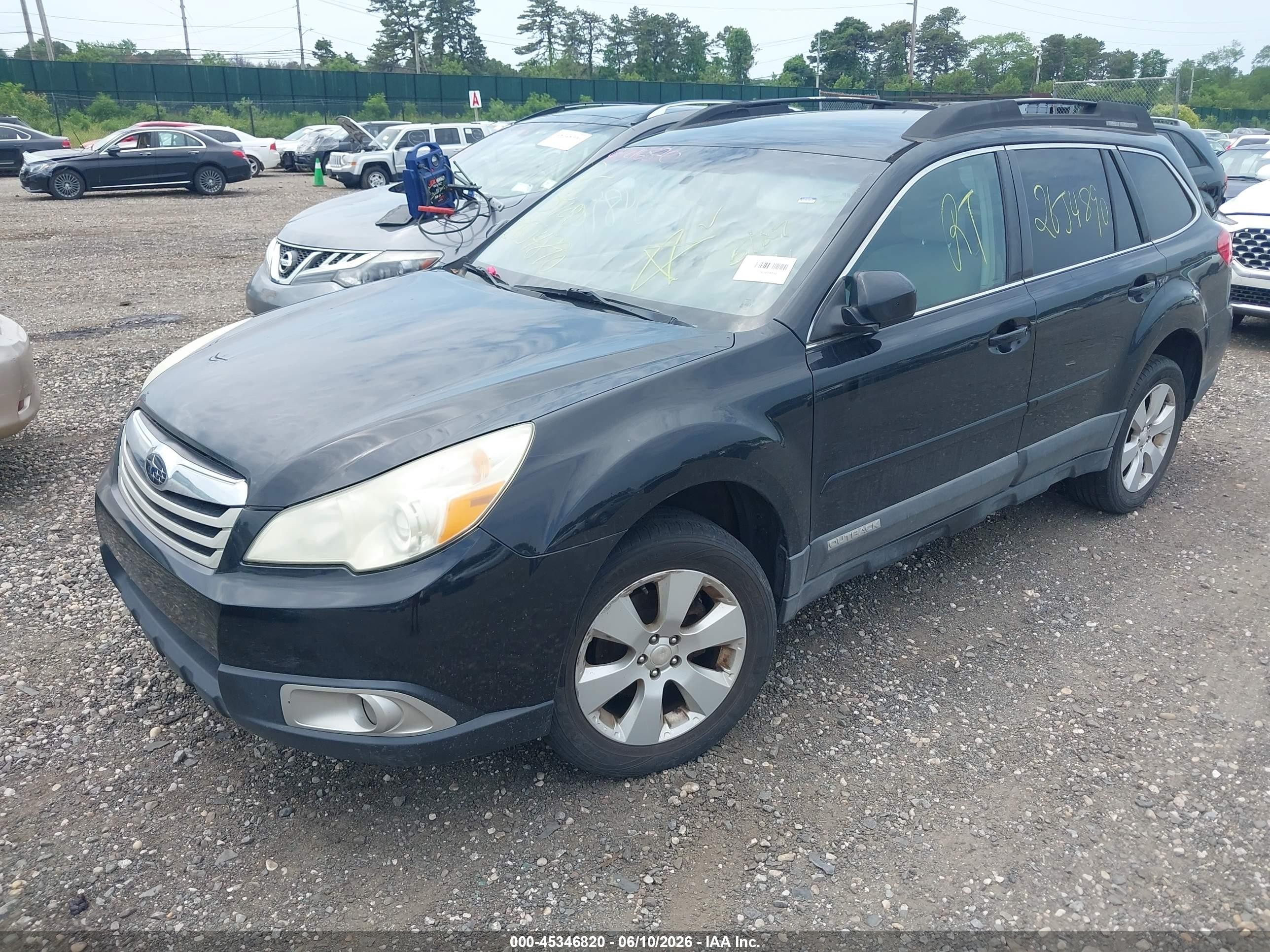 2011 Subaru Outback 2.5i Premium Black vin: 4S4BRBCC4B3396088