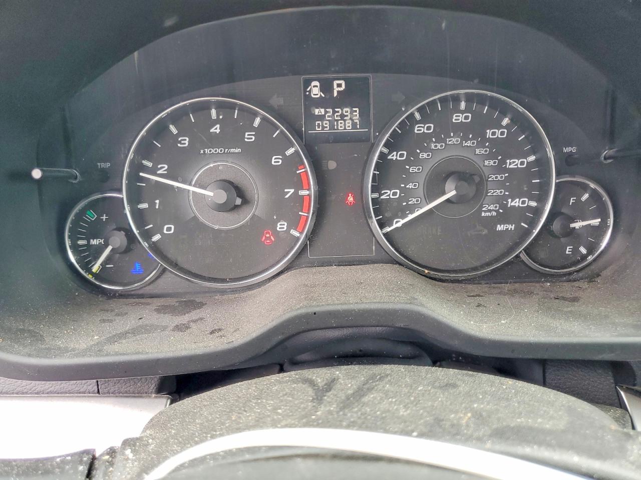 2011 Subaru Outback 2.5i Premium Синий vin: 4S4BRBCC4B3424262