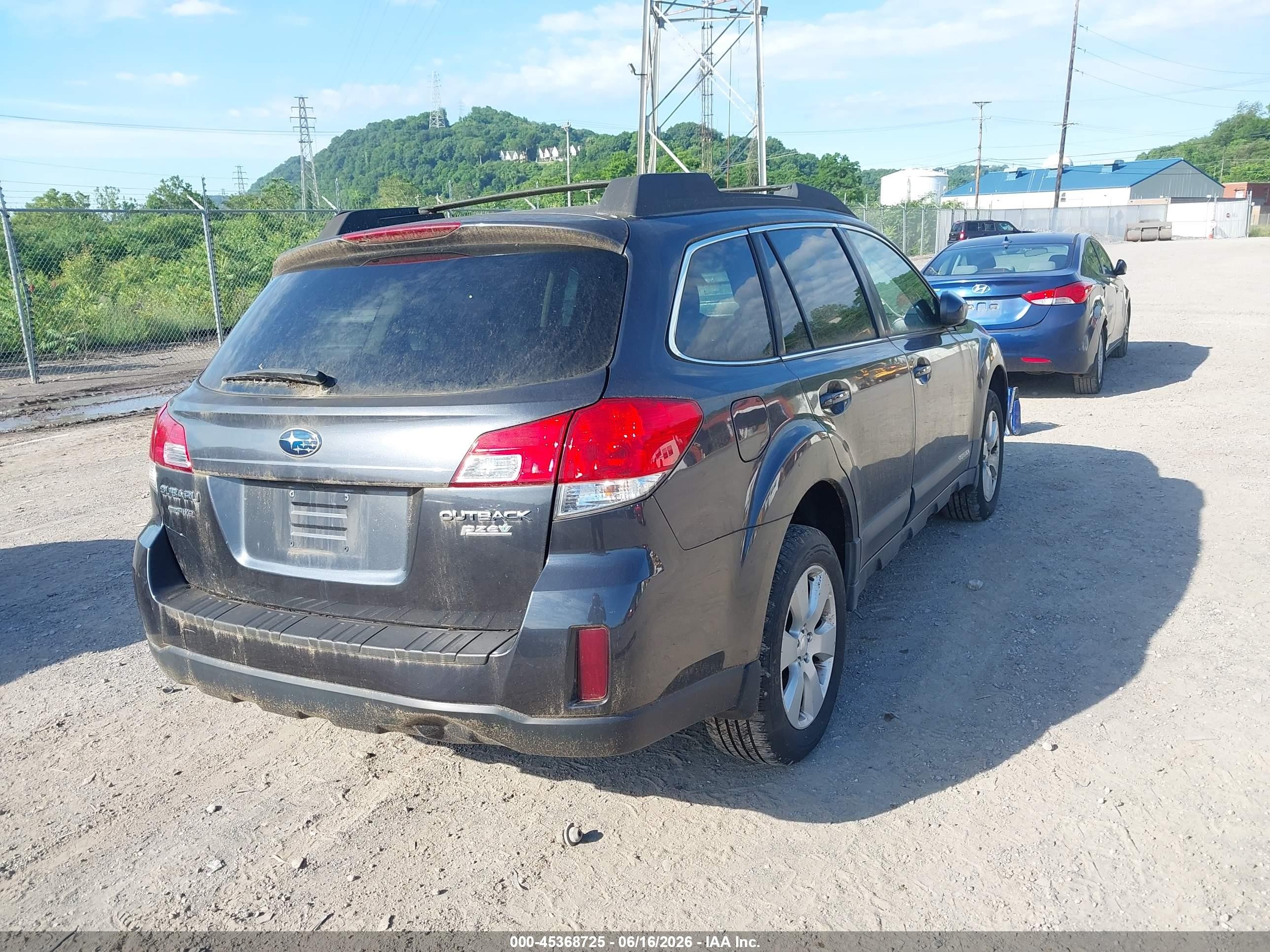 2012 Subaru Outback 2.5i Premium Black vin: 4S4BRBCC4C3236908