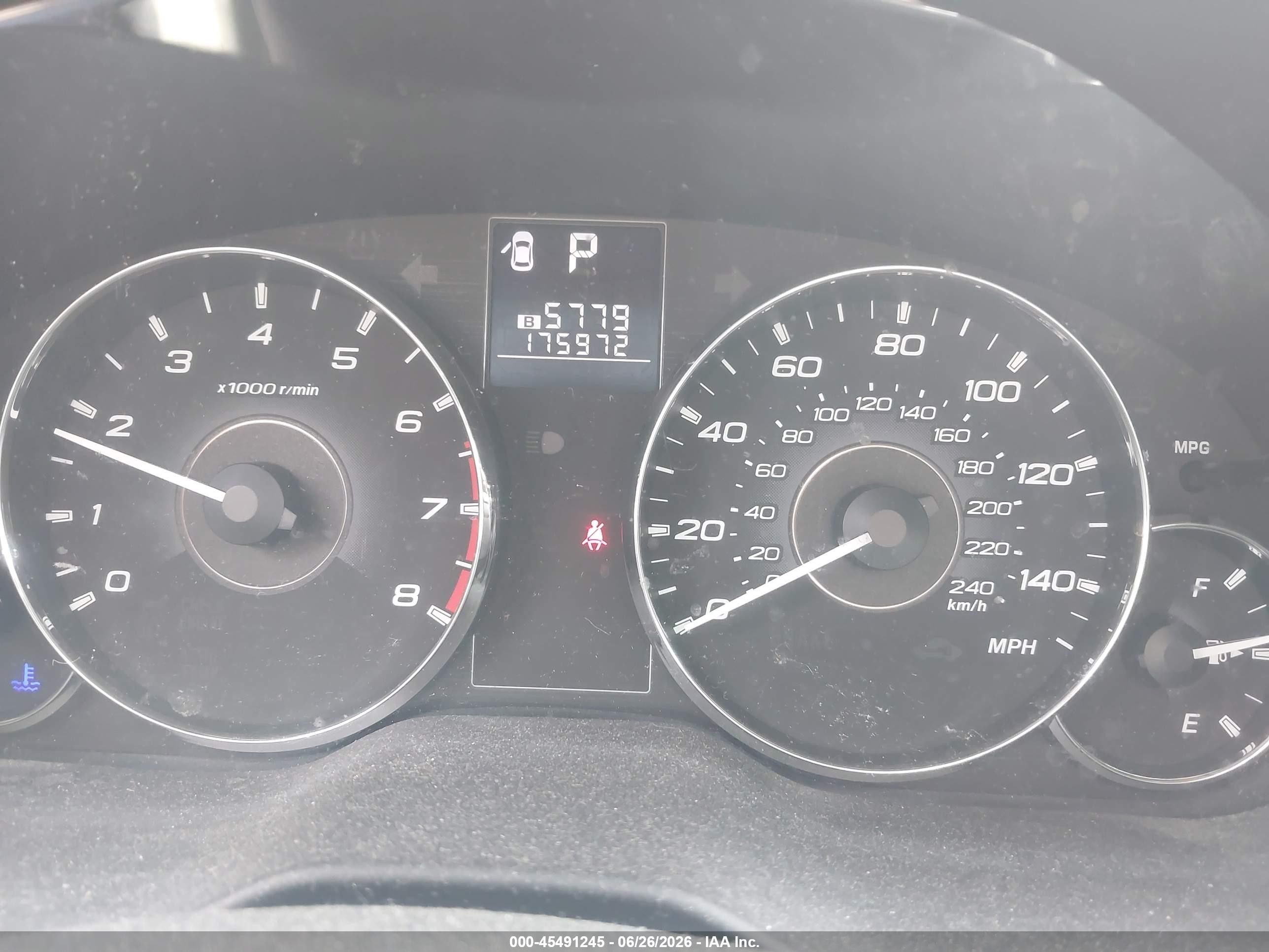 2012 Subaru Outback 2.5i Premium Green vin: 4S4BRBCC4C3269830