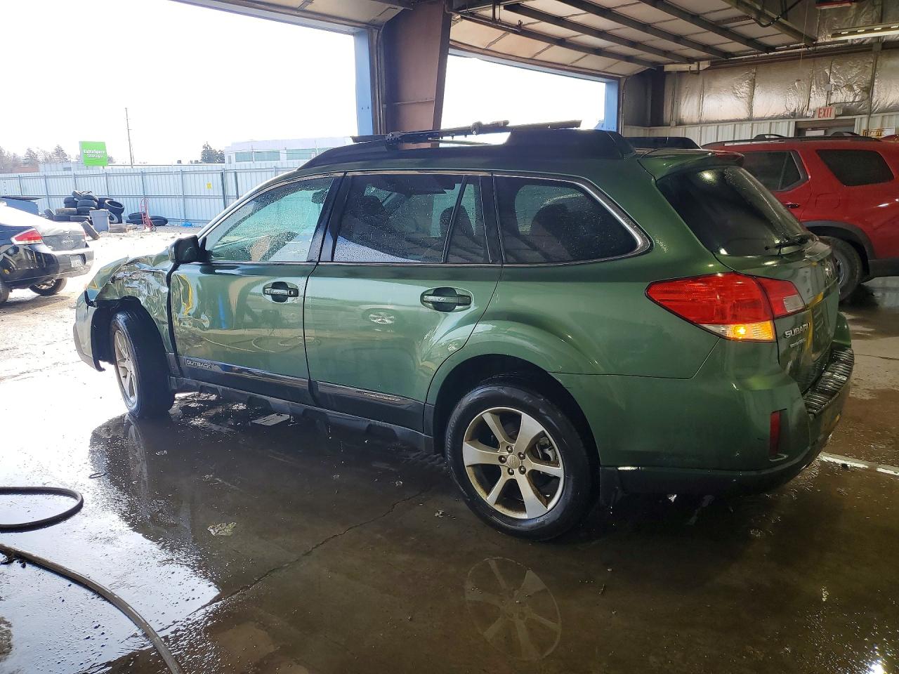 2013 Subaru Outback 2.5i Premium Green vin: 4S4BRBCC4D3231225