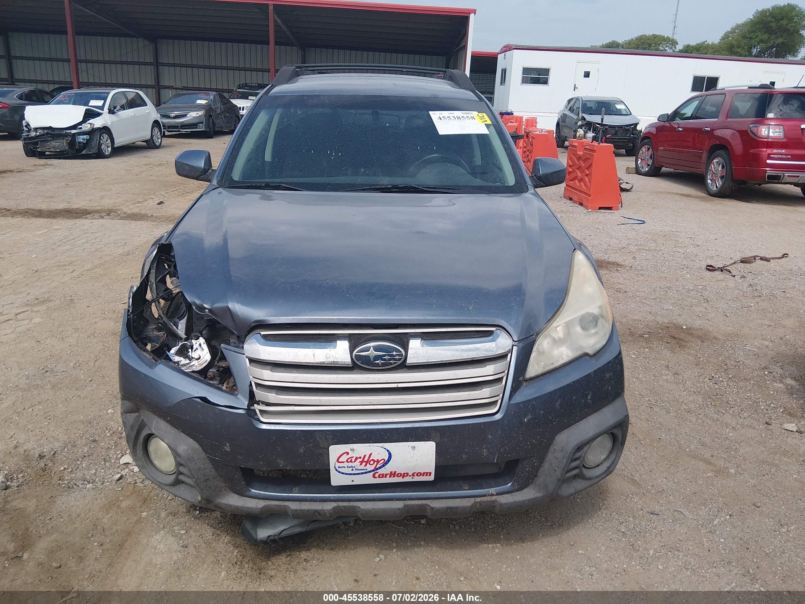 2013 Subaru Outback 2.5i Premium Blue vin: 4S4BRBCC4D3241303