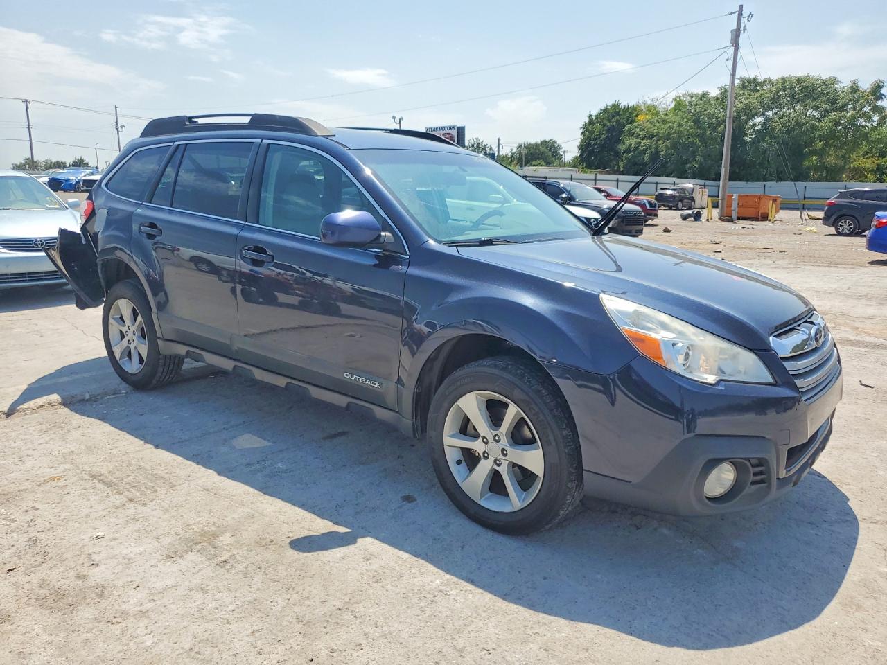 2013 Subaru Outback 2.5i Premium Синий vin: 4S4BRBCC4D3312693