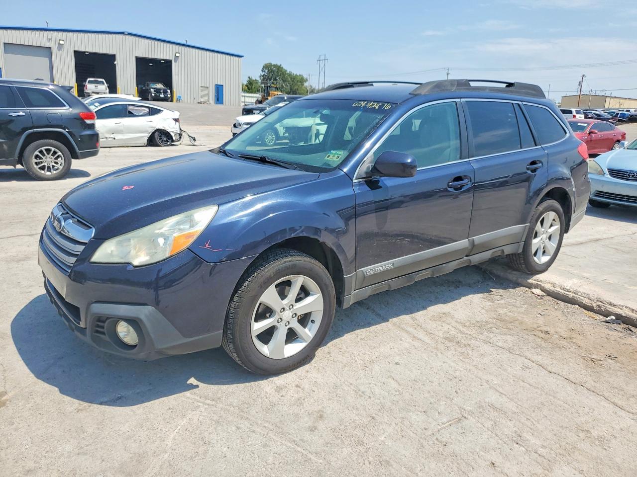 2013 Subaru Outback 2.5i Premium Blue vin: 4S4BRBCC4D3312693