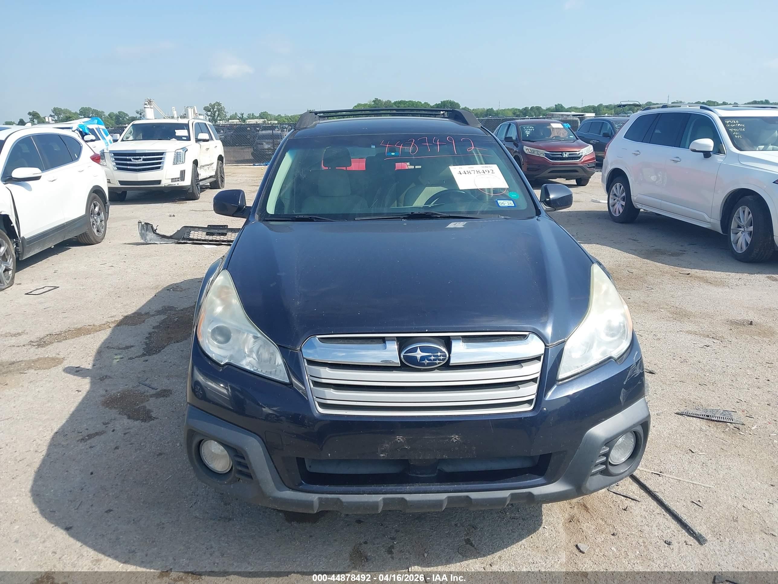2013 Subaru Outback 2.5i Premium Dark Blue vin: 4S4BRBCC4D3320843