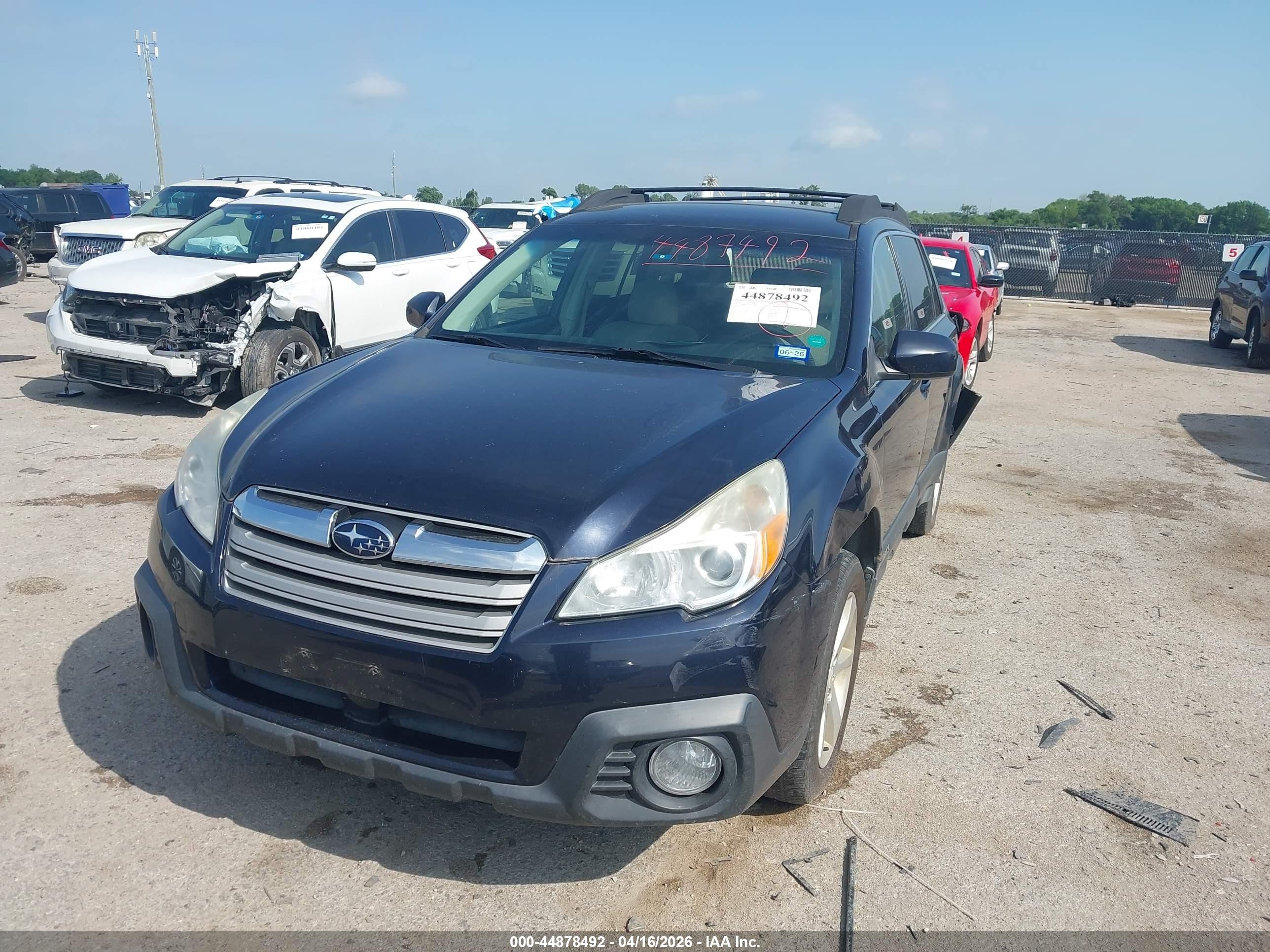 2013 Subaru Outback 2.5i Premium Dark Blue vin: 4S4BRBCC4D3320843