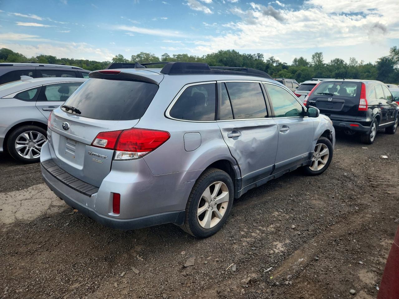 2014 Subaru Outback 2.5i Premium Blue vin: 4S4BRBCC4E3205368