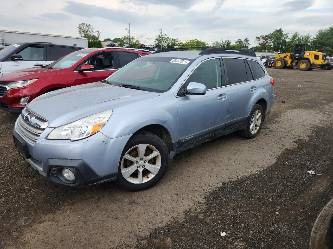 2014 Subaru Outback 2.5i Premium Blue vin: 4S4BRBCC4E3205368