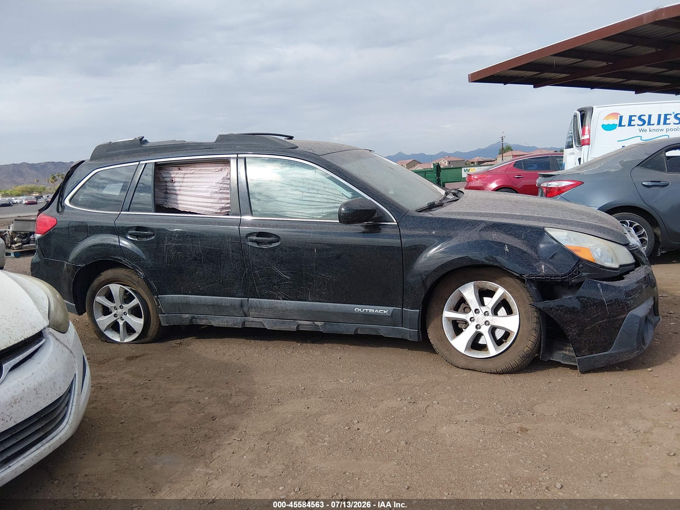 2014 Subaru Outback 2.5i Premium Black vin: 4S4BRBCC4E3237849