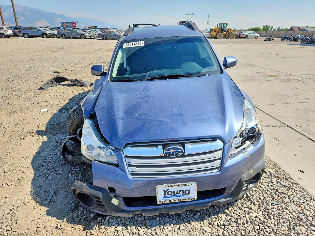 2014 Subaru Outback 2.5i Premium Blue vin: 4S4BRBCC4E3290020