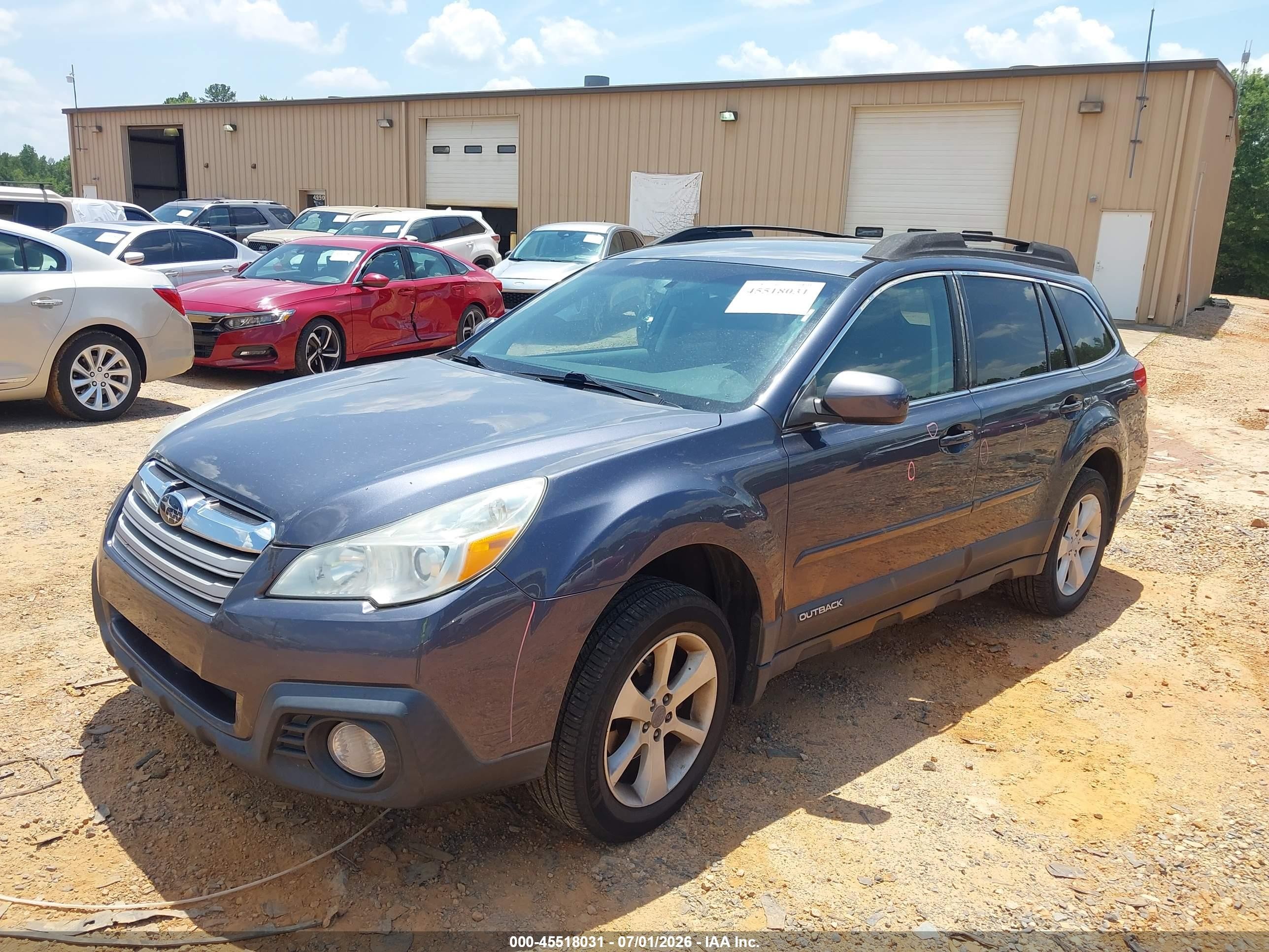 2014 Subaru Outback 2.5i Premium Blue vin: 4S4BRBCC4E3292902