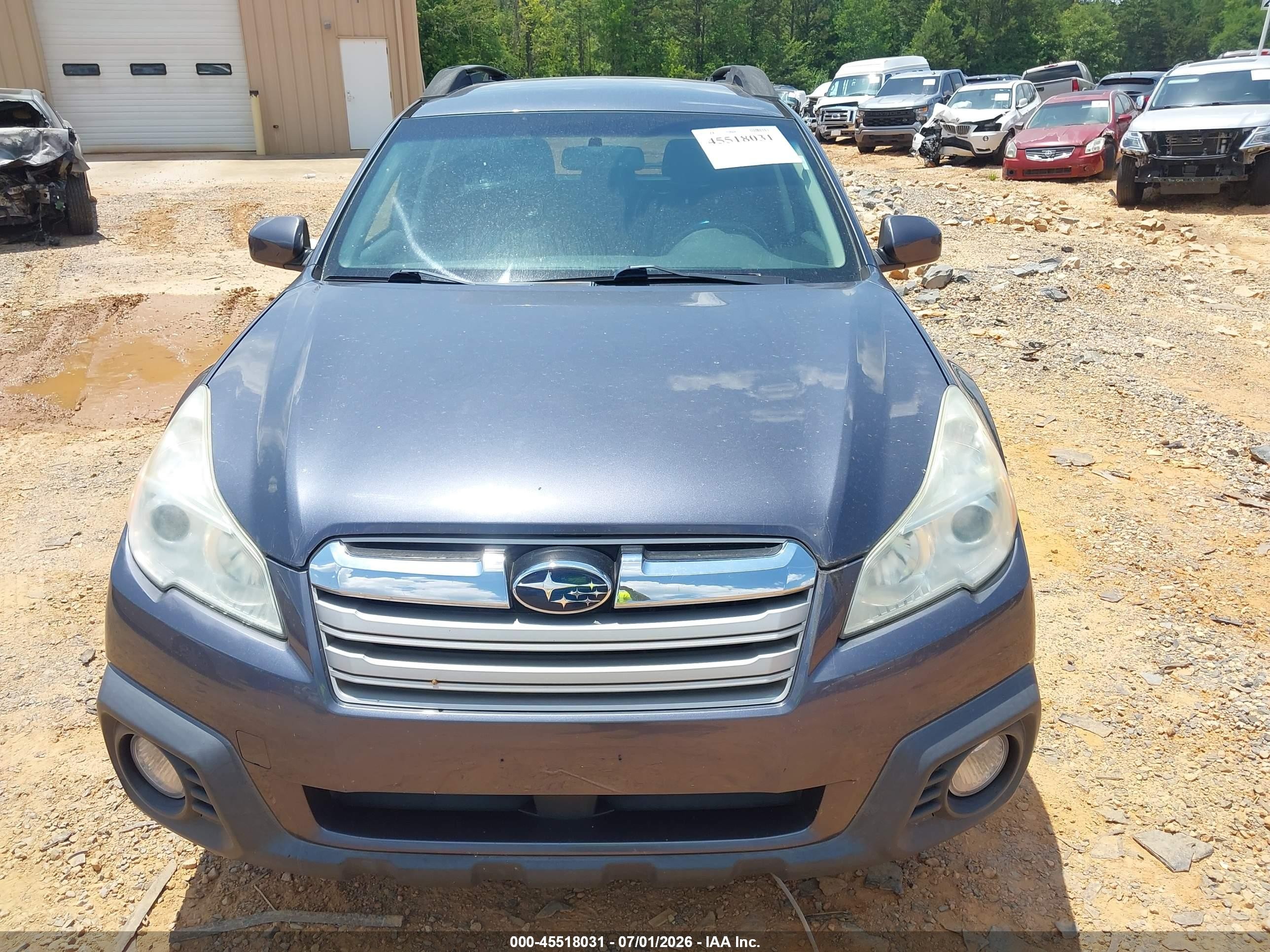 2014 Subaru Outback 2.5i Premium Blue vin: 4S4BRBCC4E3292902