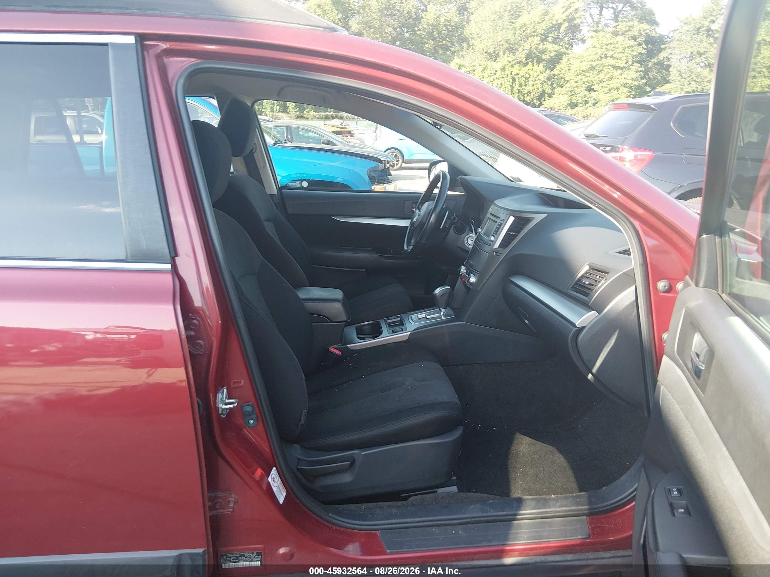 2014 Subaru Outback 2.5i Premium Red vin: 4S4BRBCC4E3306507