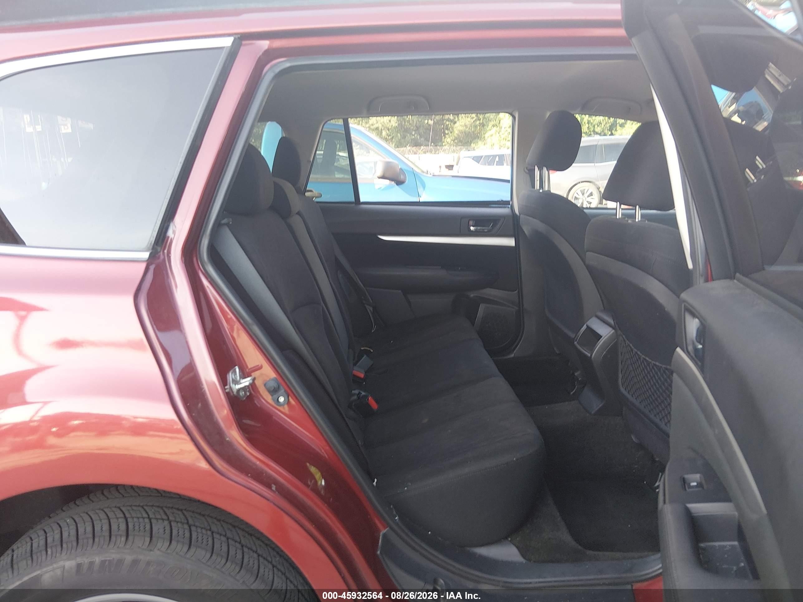 2014 Subaru Outback 2.5i Premium Red vin: 4S4BRBCC4E3306507