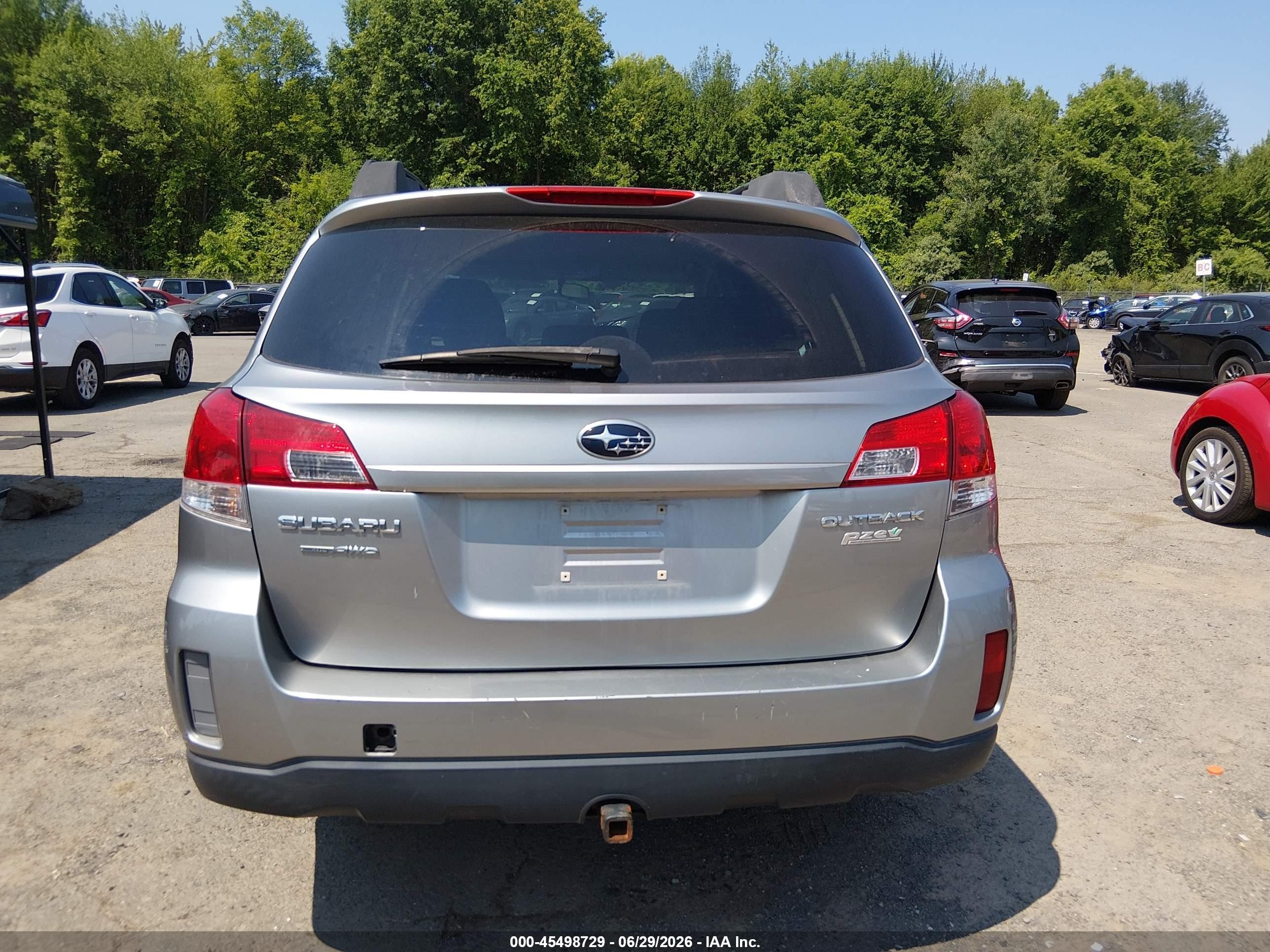2011 Subaru Outback 2.5i Premium Gray vin: 4S4BRBCC5B3320525