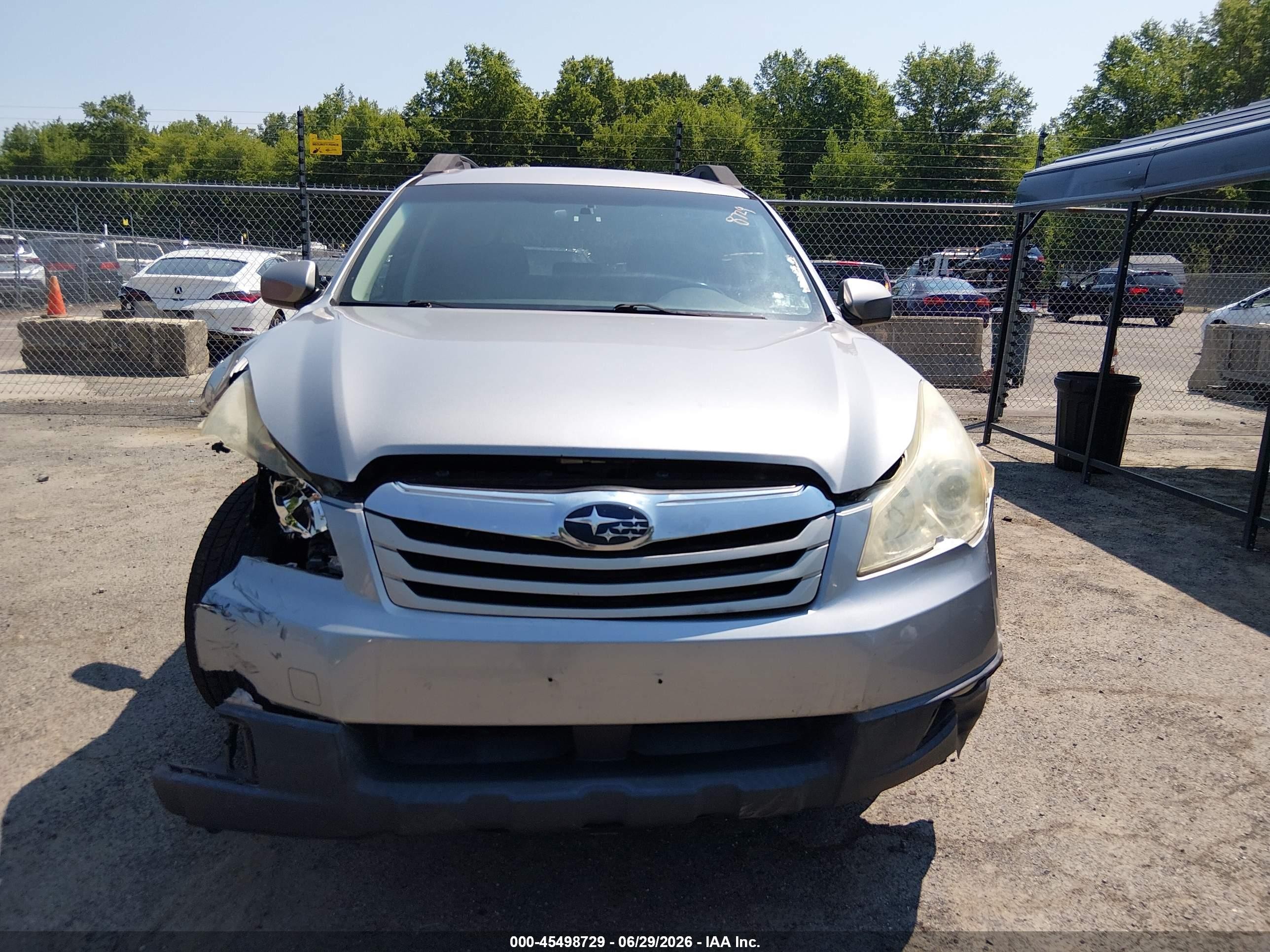 2011 Subaru Outback 2.5i Premium Gray vin: 4S4BRBCC5B3320525