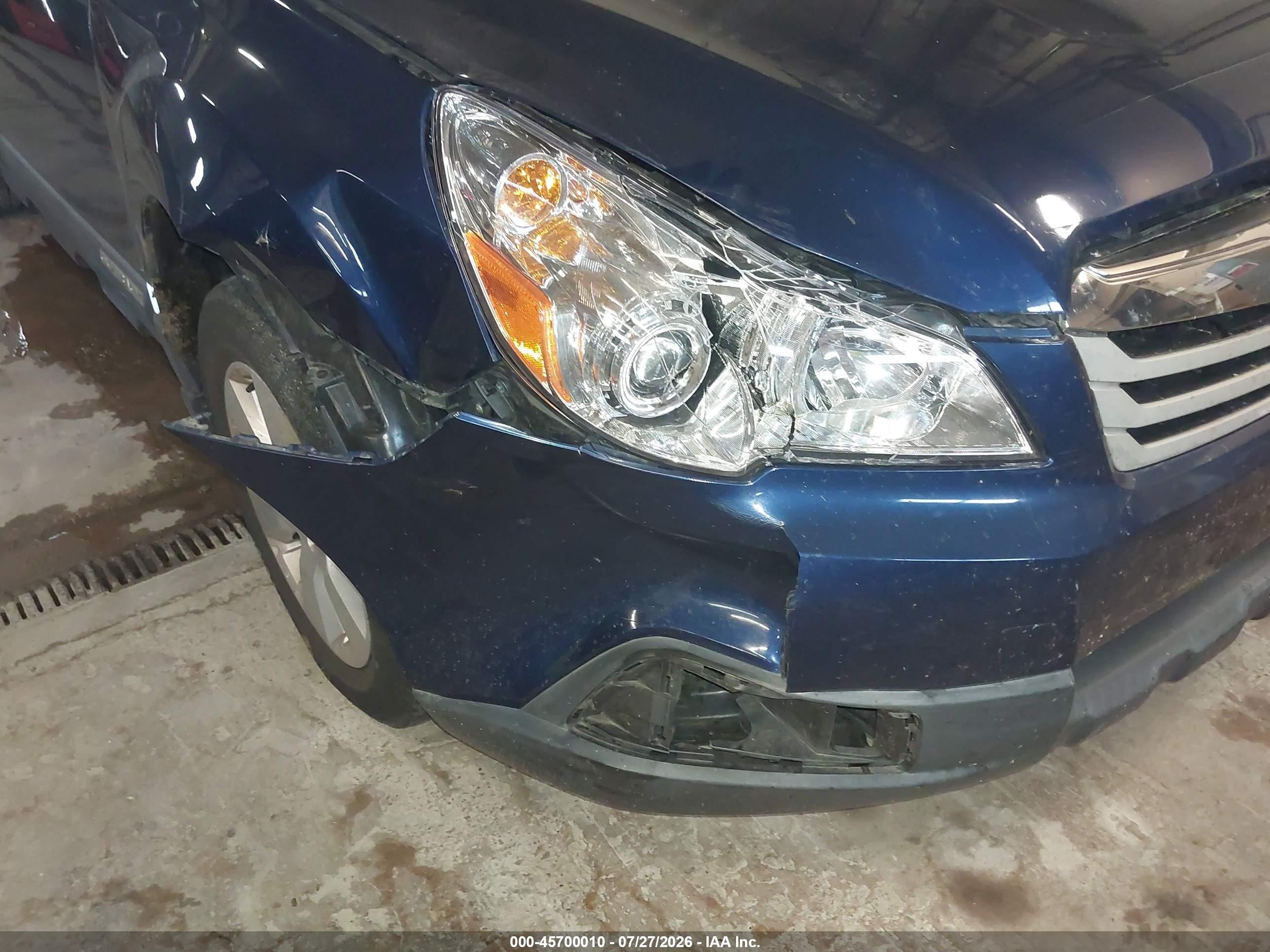 2011 Subaru Outback 2.5i Premium Dark Blue vin: 4S4BRBCC5B3326857