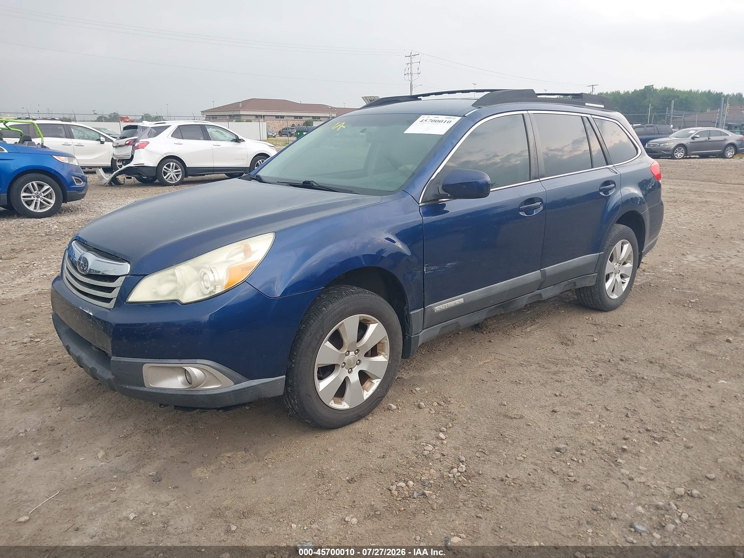 2011 Subaru Outback 2.5i Premium Dark Blue vin: 4S4BRBCC5B3326857