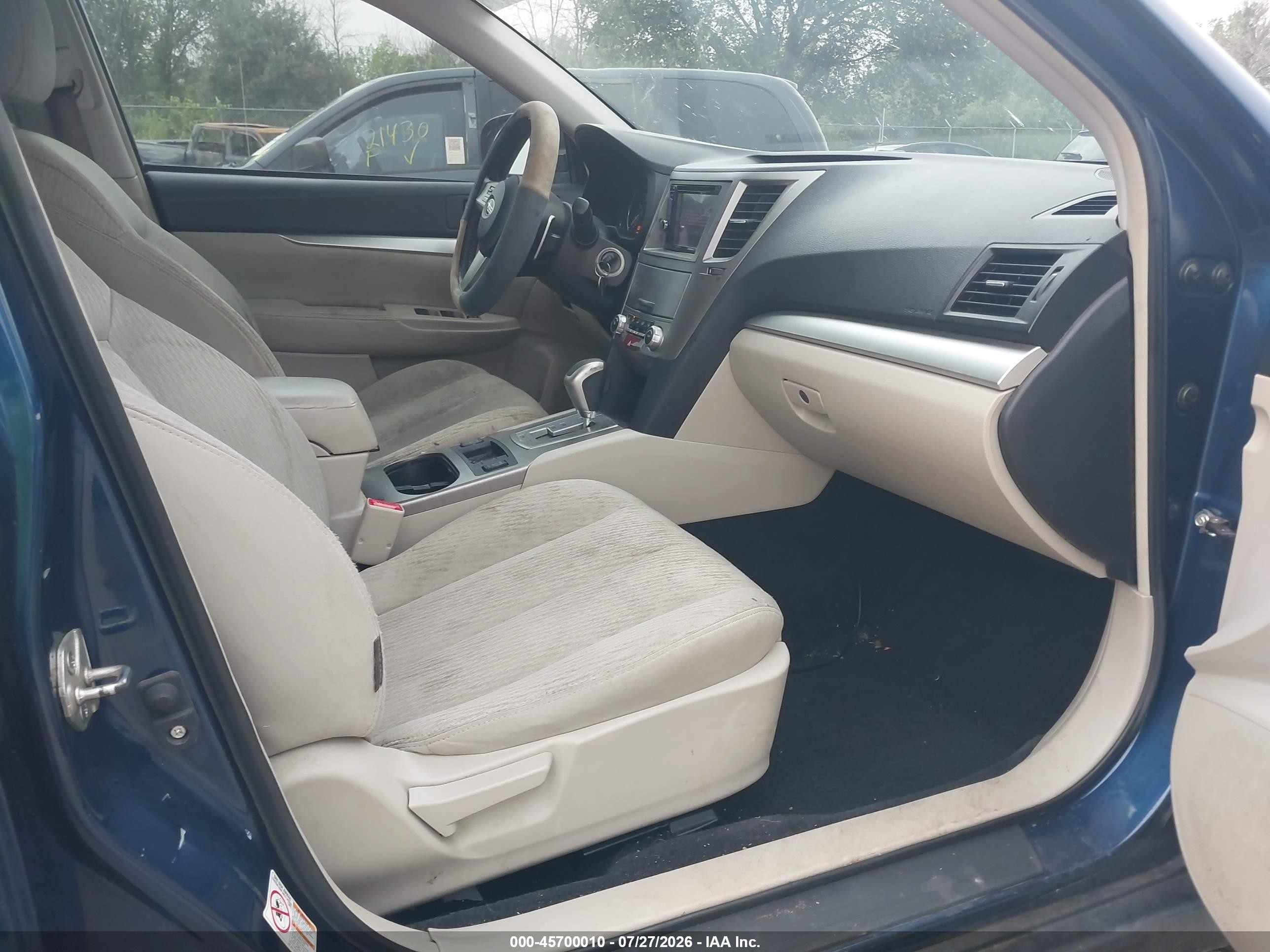2011 Subaru Outback 2.5i Premium Dark Blue vin: 4S4BRBCC5B3326857
