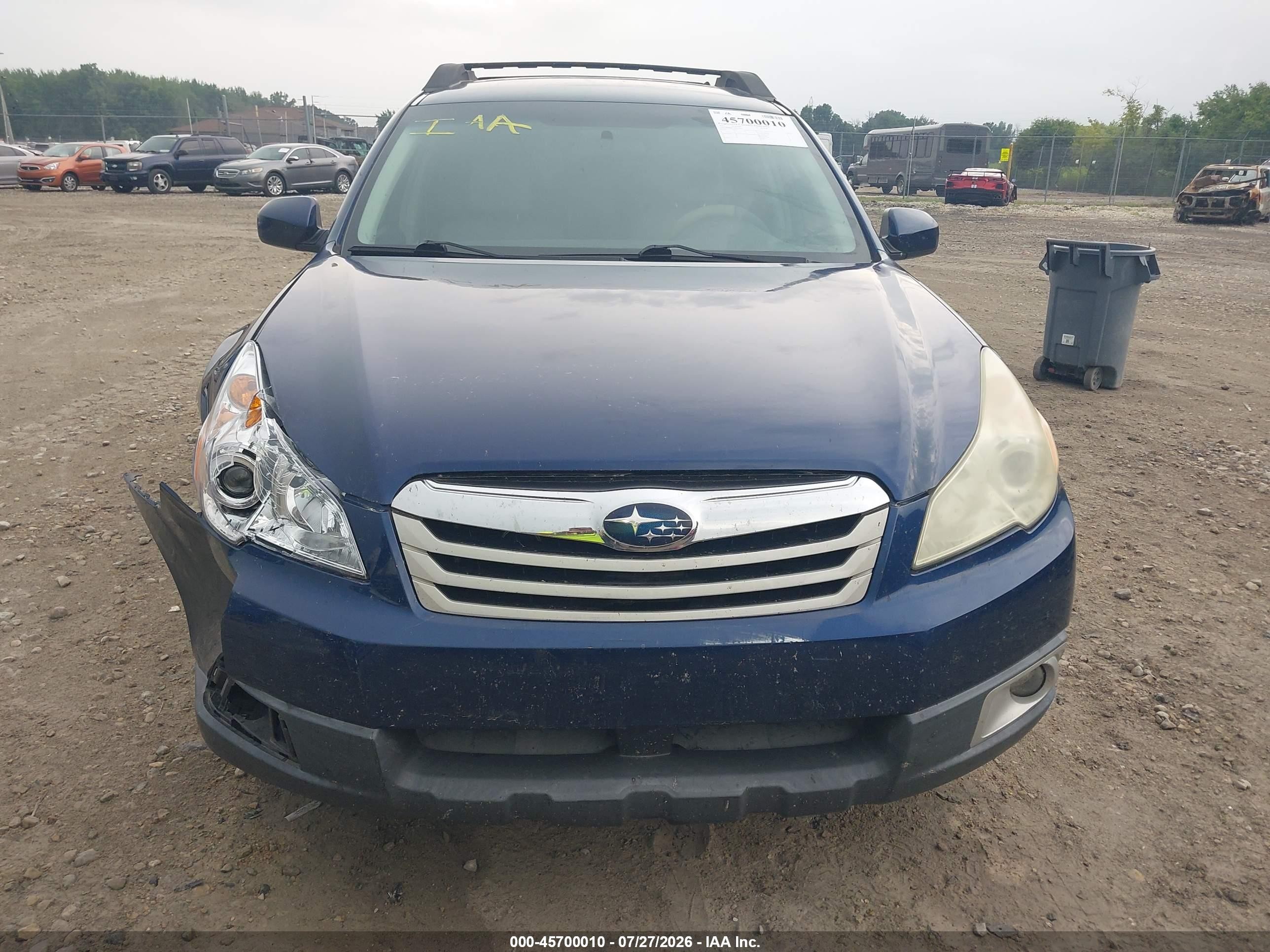 2011 Subaru Outback 2.5i Premium Dark Blue vin: 4S4BRBCC5B3326857