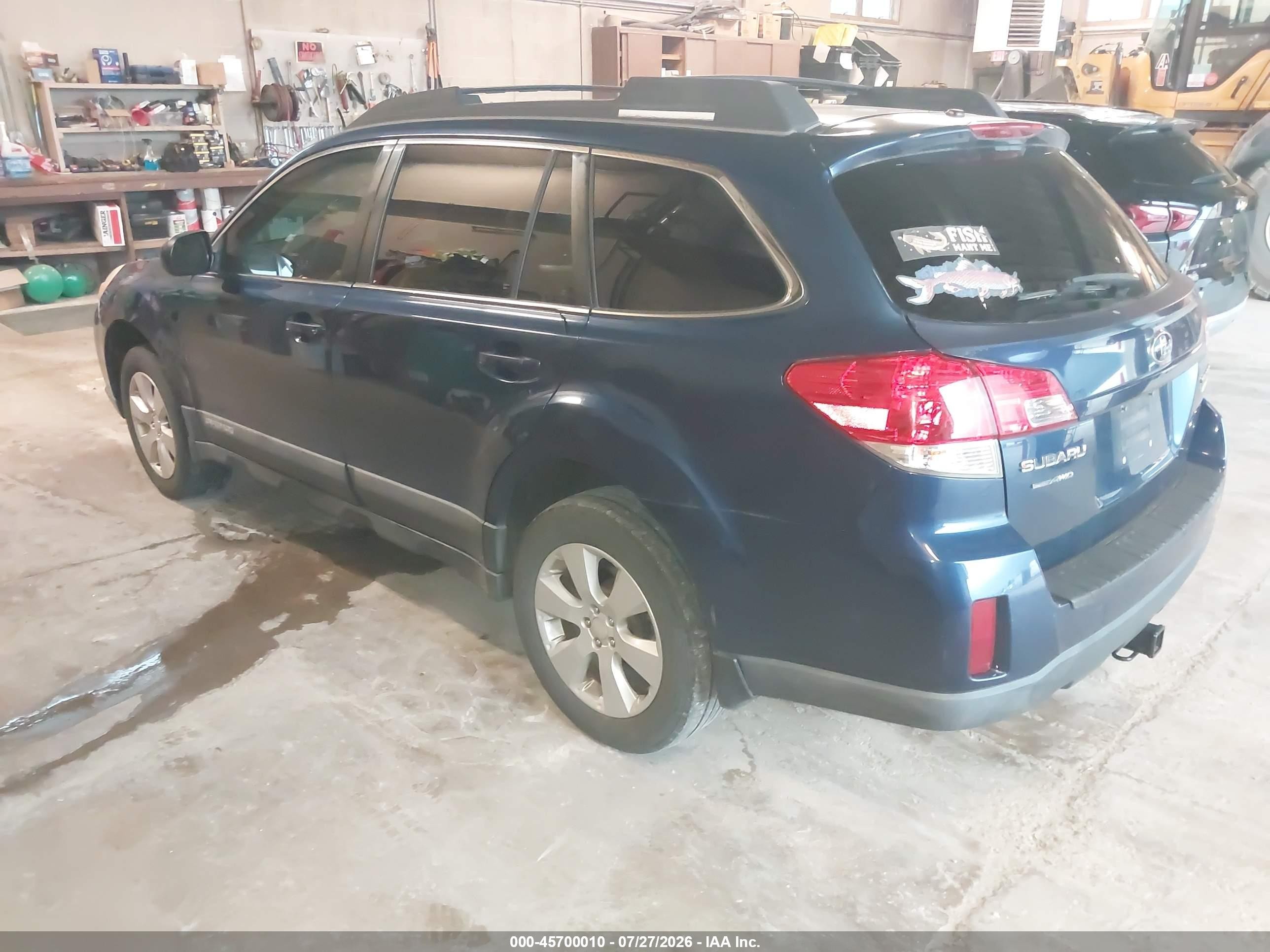 2011 Subaru Outback 2.5i Premium Dark Blue vin: 4S4BRBCC5B3326857