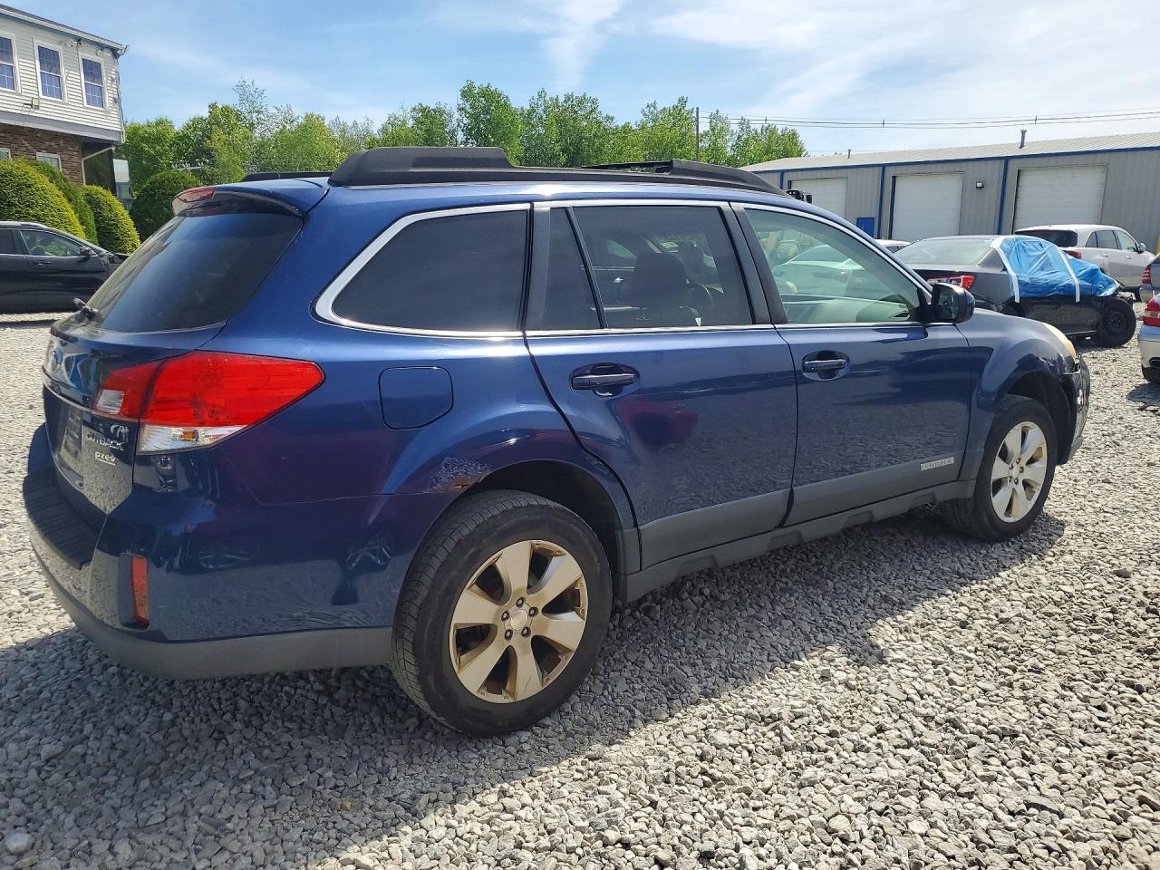 2011 Subaru Outback Синий vin: 4S4BRBCC5B3360698