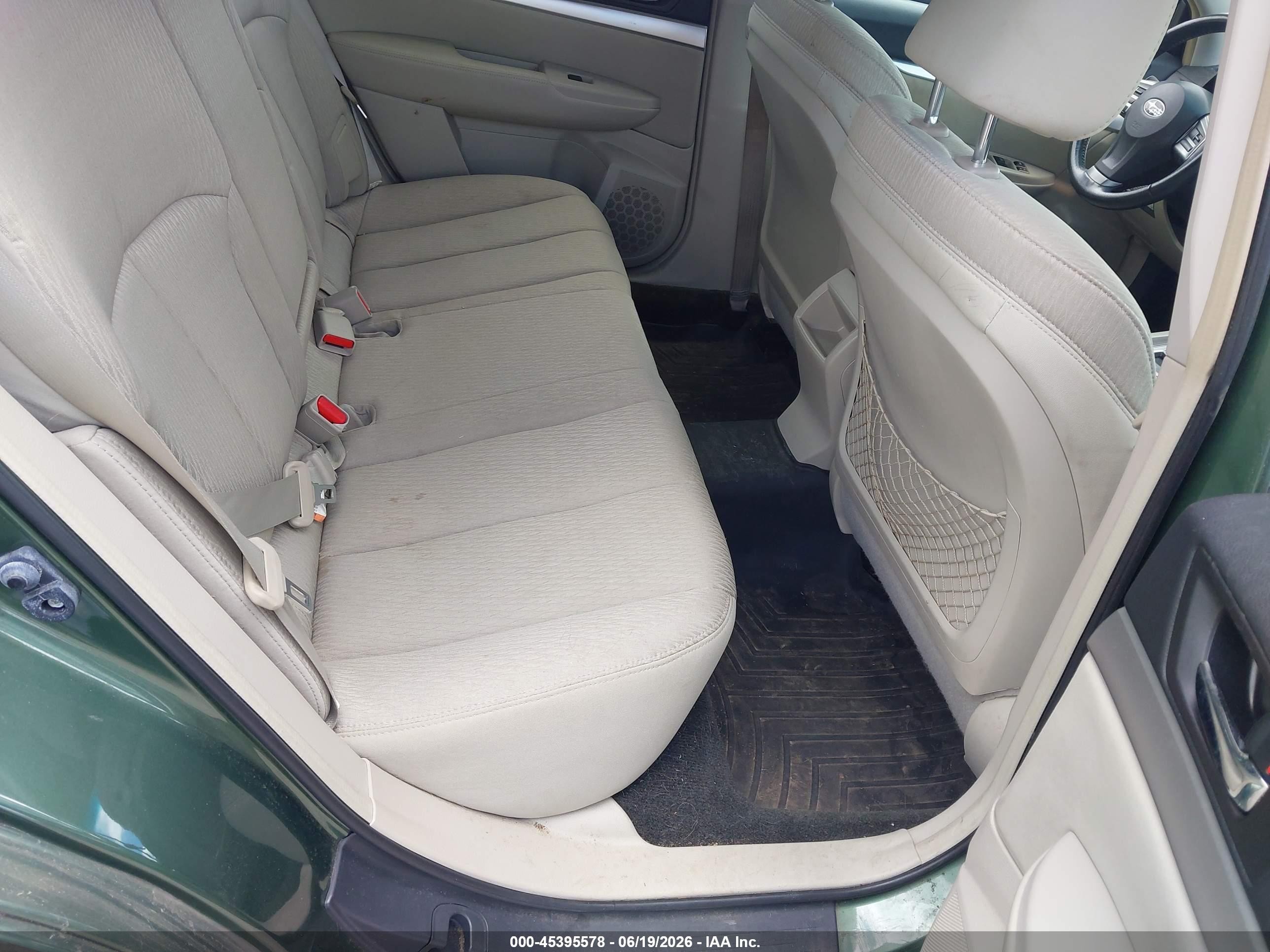 2012 Subaru Outback 2.5i Premium Green vin: 4S4BRBCC5C3255029