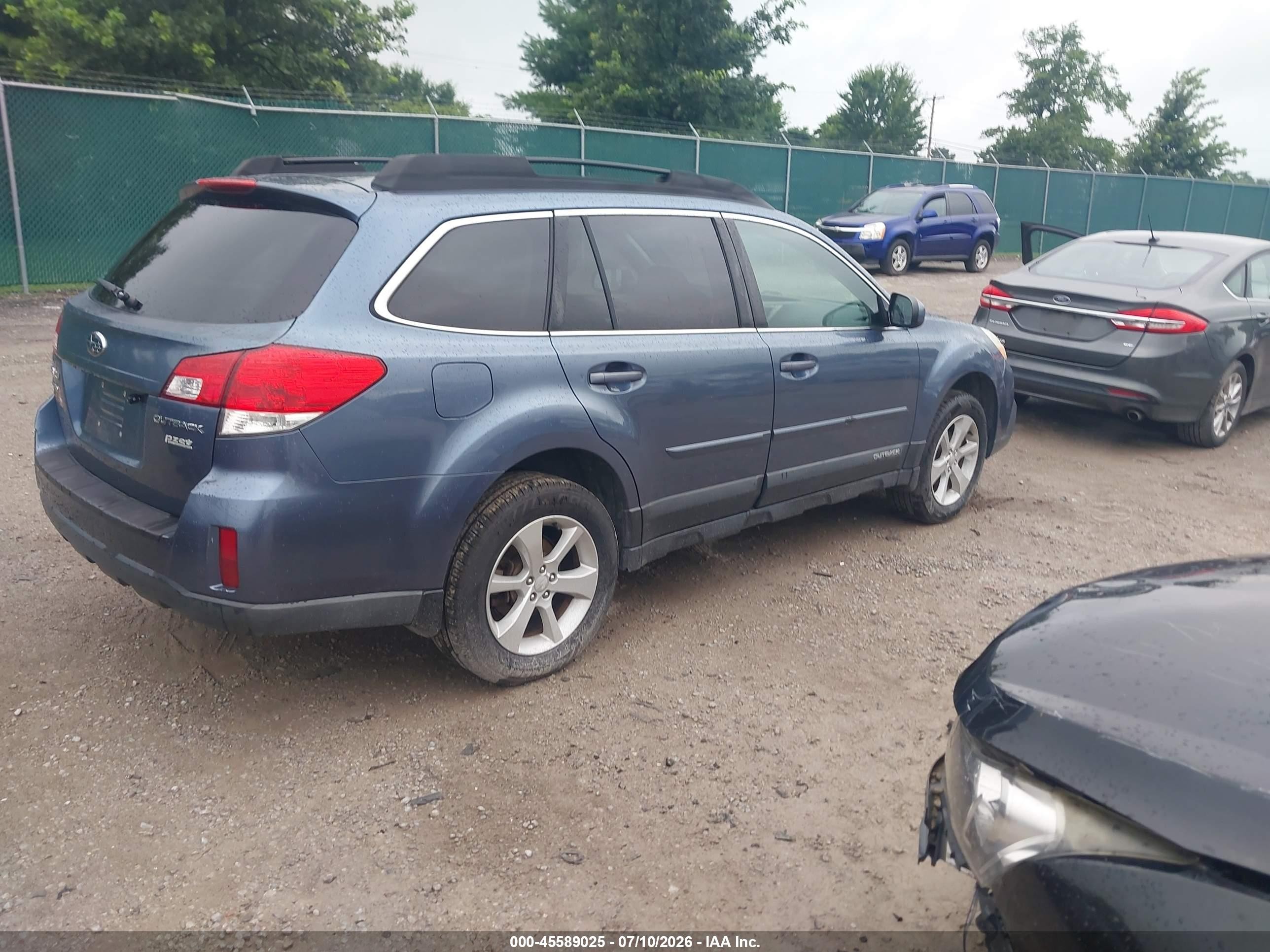 2013 Subaru Outback 2.5i Premium Blue vin: 4S4BRBCC5D3228494