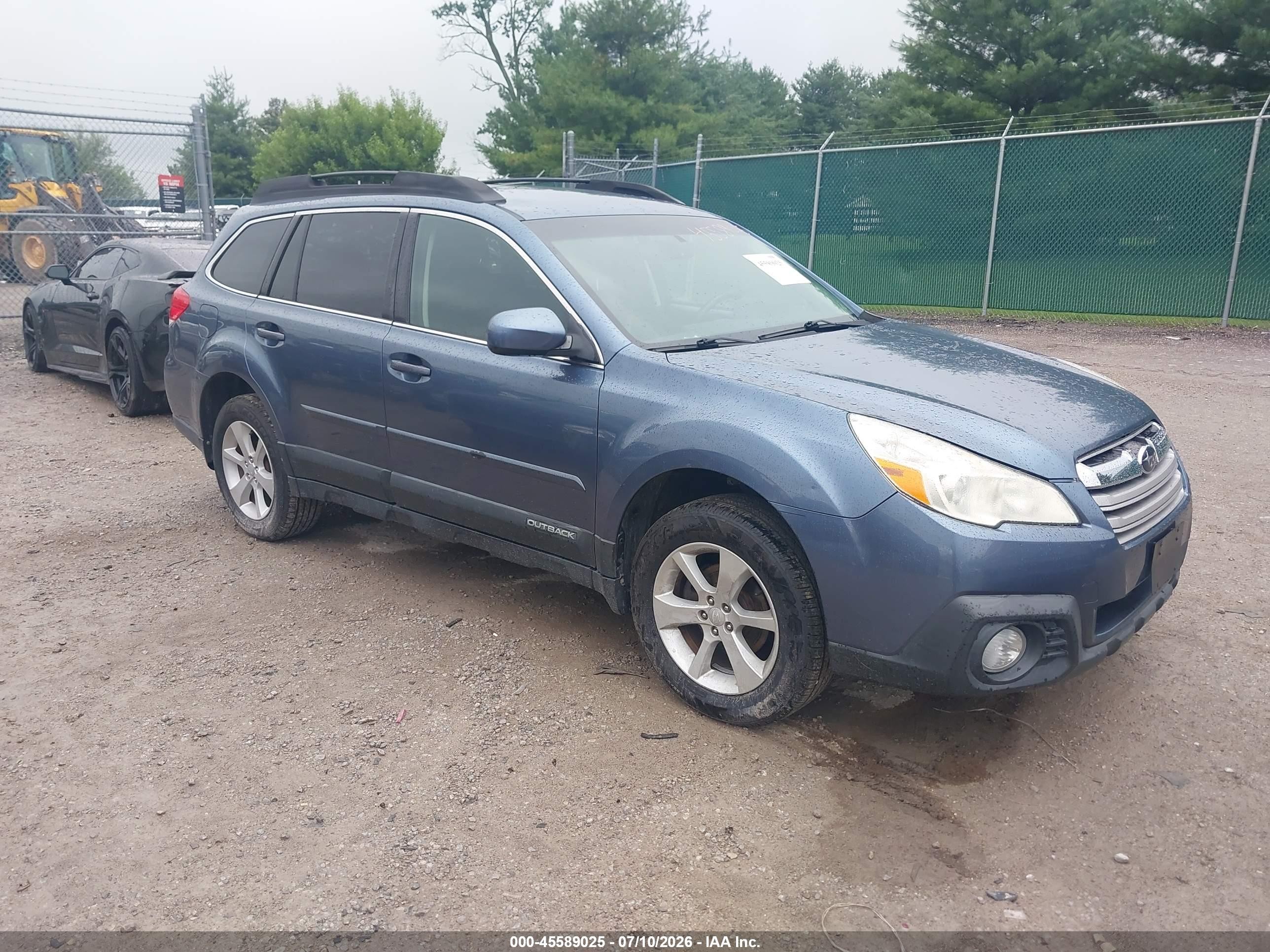 2013 Subaru Outback 2.5i Premium Blue vin: 4S4BRBCC5D3228494