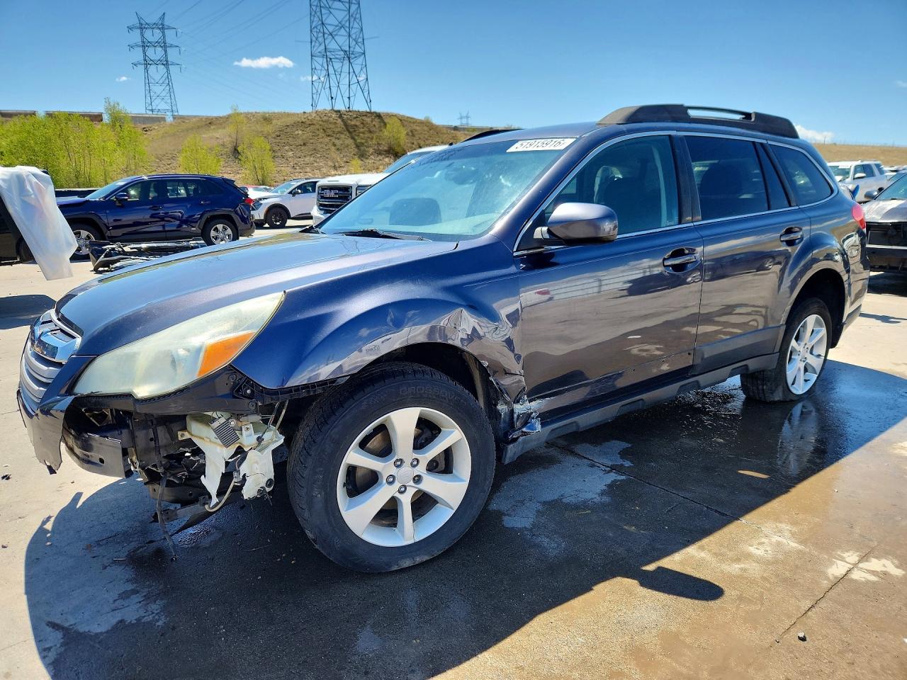 2013 Subaru Outback 2.5i Premium Charcoal vin: 4S4BRBCC5D3230732