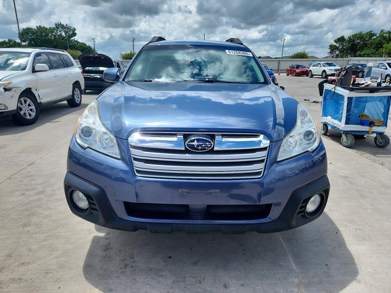 2013 Subaru Outback 2.5i Premium Синий vin: 4S4BRBCC5D3234487