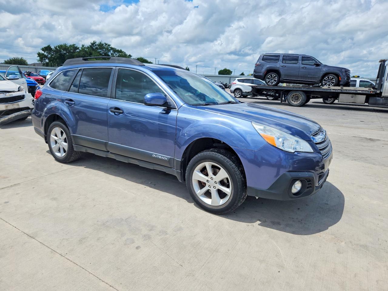 2013 Subaru Outback 2.5i Premium Синий vin: 4S4BRBCC5D3234487