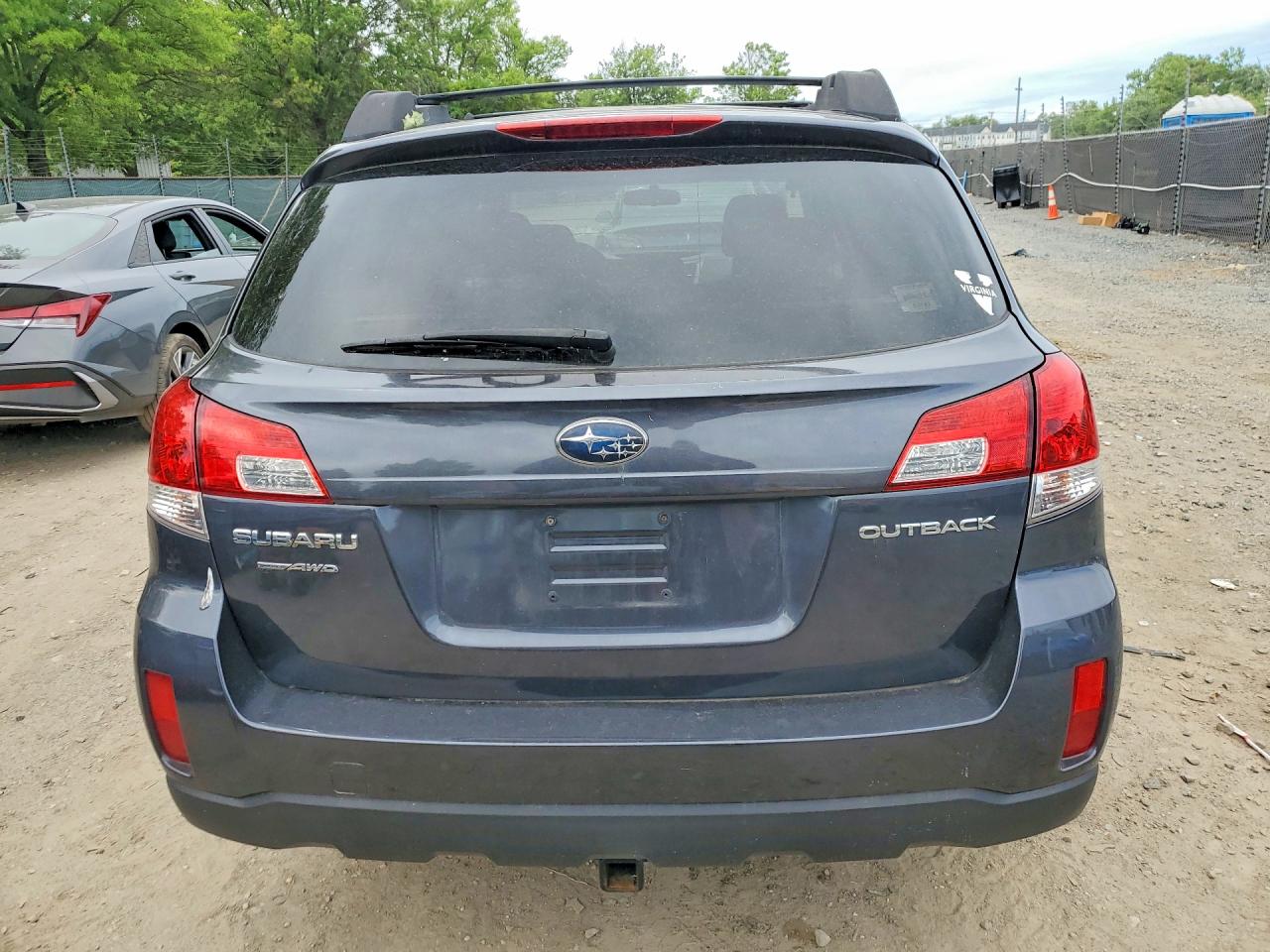 2013 Subaru Outback 2.5i Premium Gray vin: 4S4BRBCC5D3255601