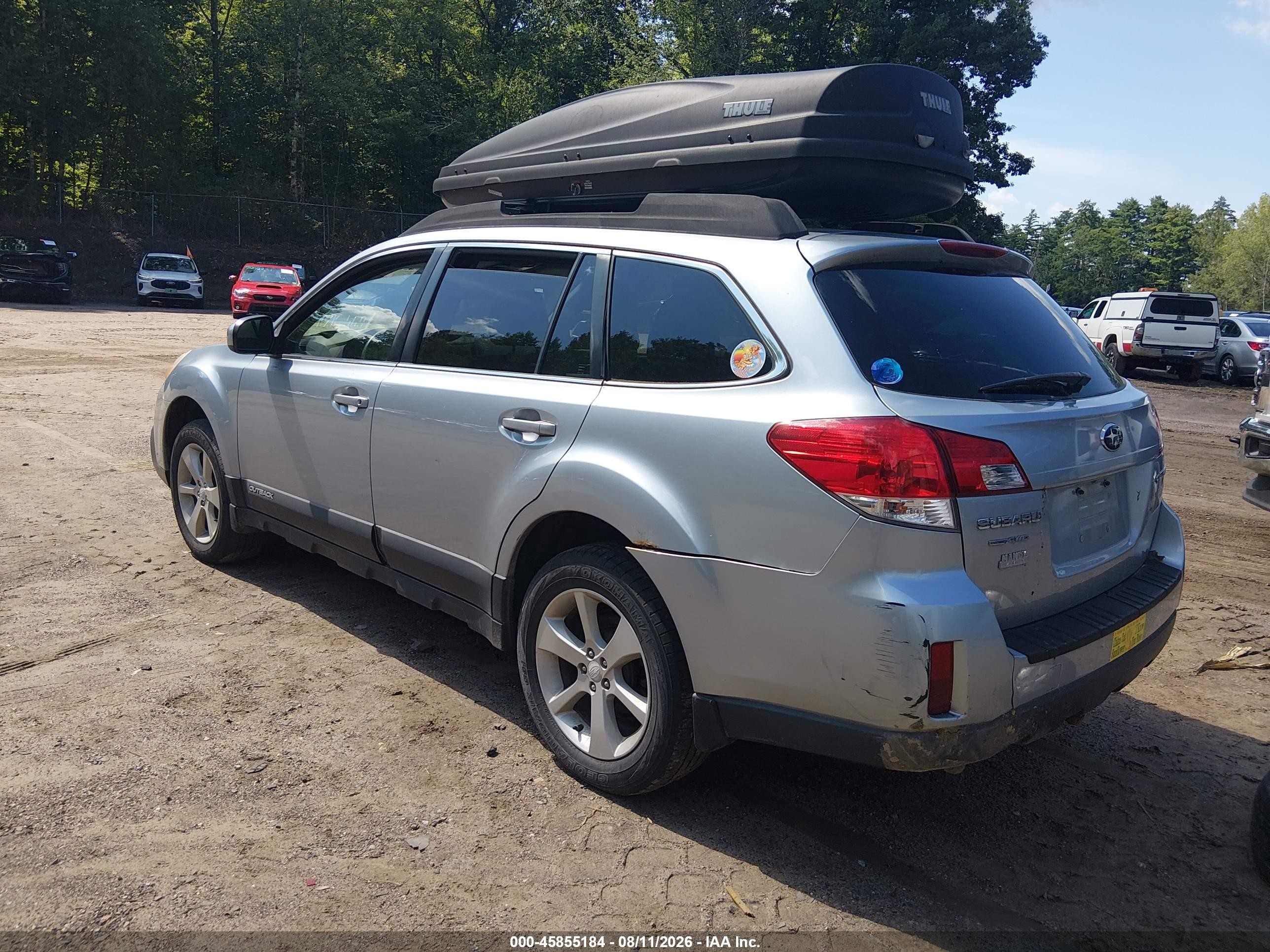 2013 Subaru Outback 2.5i Premium Silver vin: 4S4BRBCC5D3304263