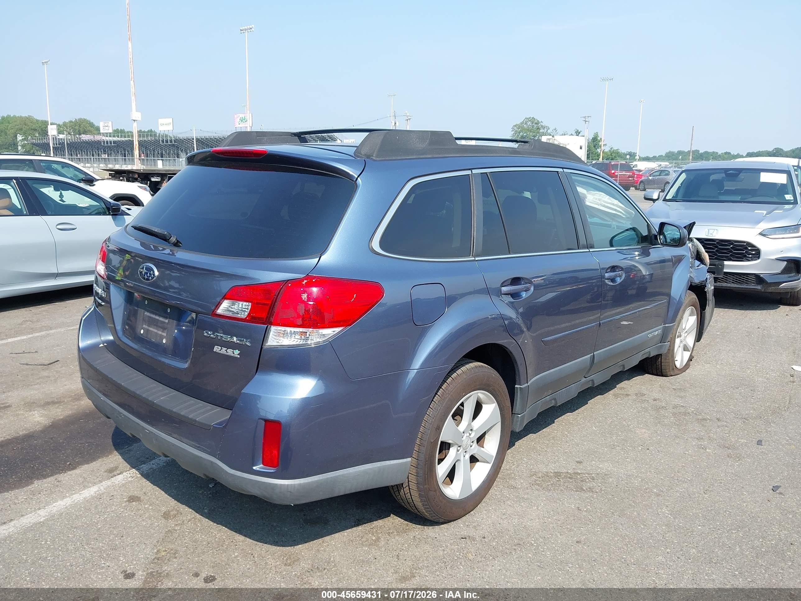 2013 Subaru Outback 2.5i Premium Синий vin: 4S4BRBCC5D3307292