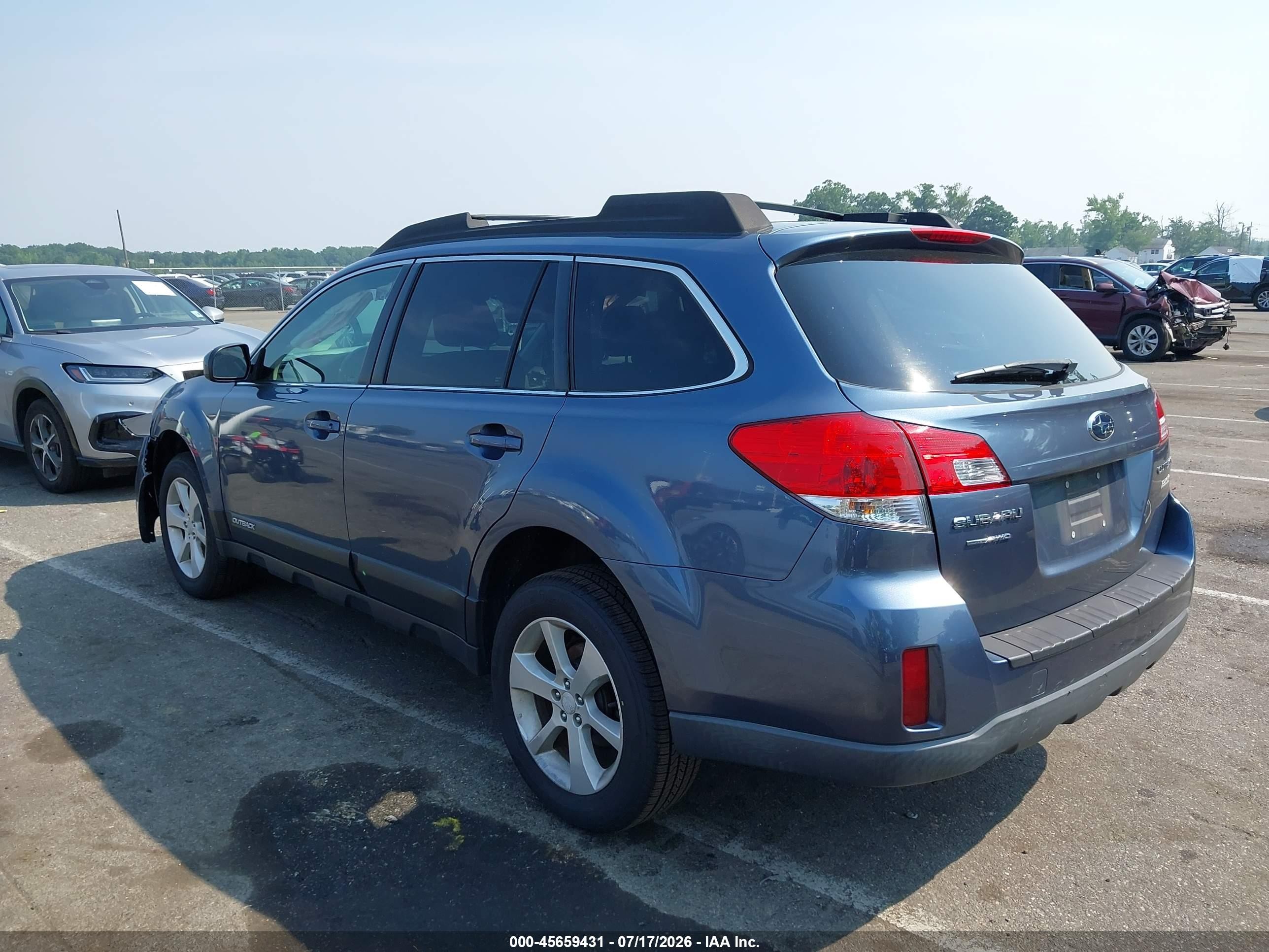 2013 Subaru Outback 2.5i Premium Синий vin: 4S4BRBCC5D3307292