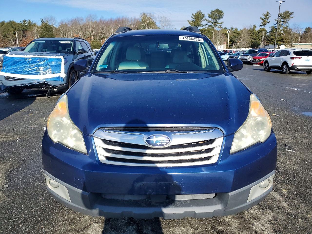 2010 Subaru Outback 2.5i Premium Синий vin: 4S4BRBCC6A3336263