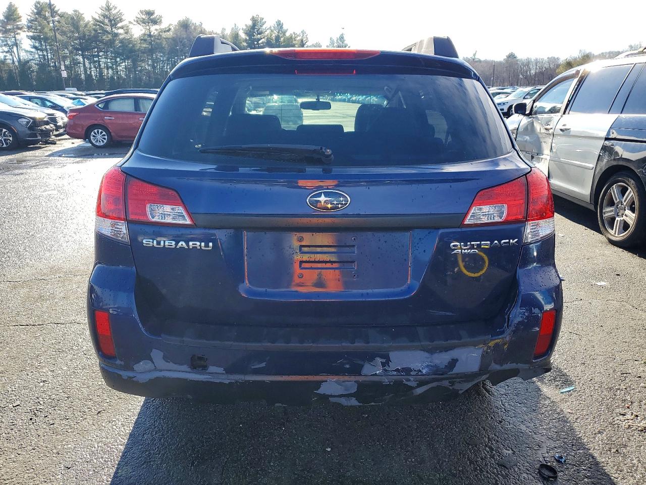 2010 Subaru Outback 2.5i Premium Синий vin: 4S4BRBCC6A3336263