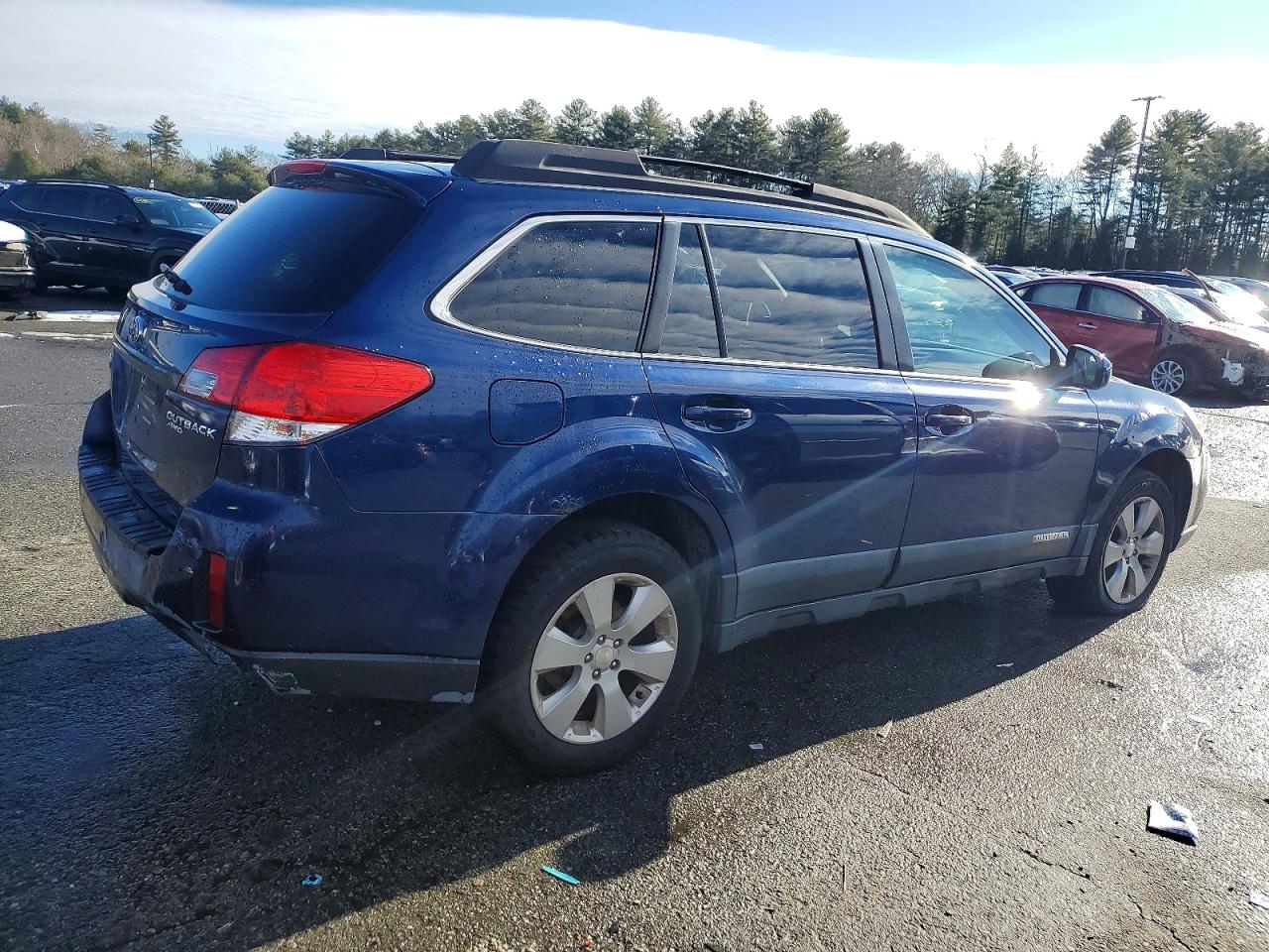 2010 Subaru Outback 2.5i Premium Синий vin: 4S4BRBCC6A3336263