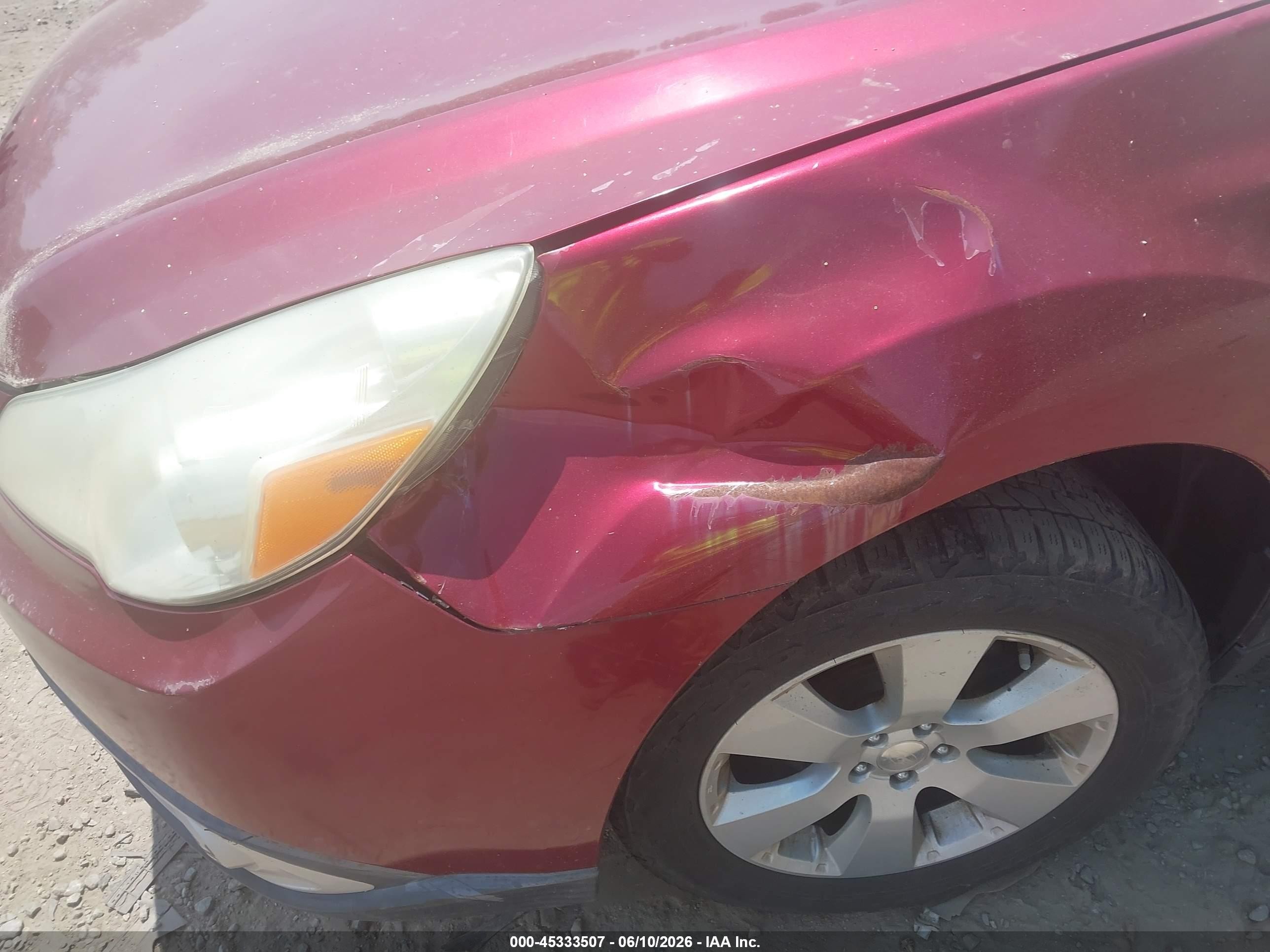 2011 Subaru Outback 2.5i Premium Red vin: 4S4BRBCC6B1326524