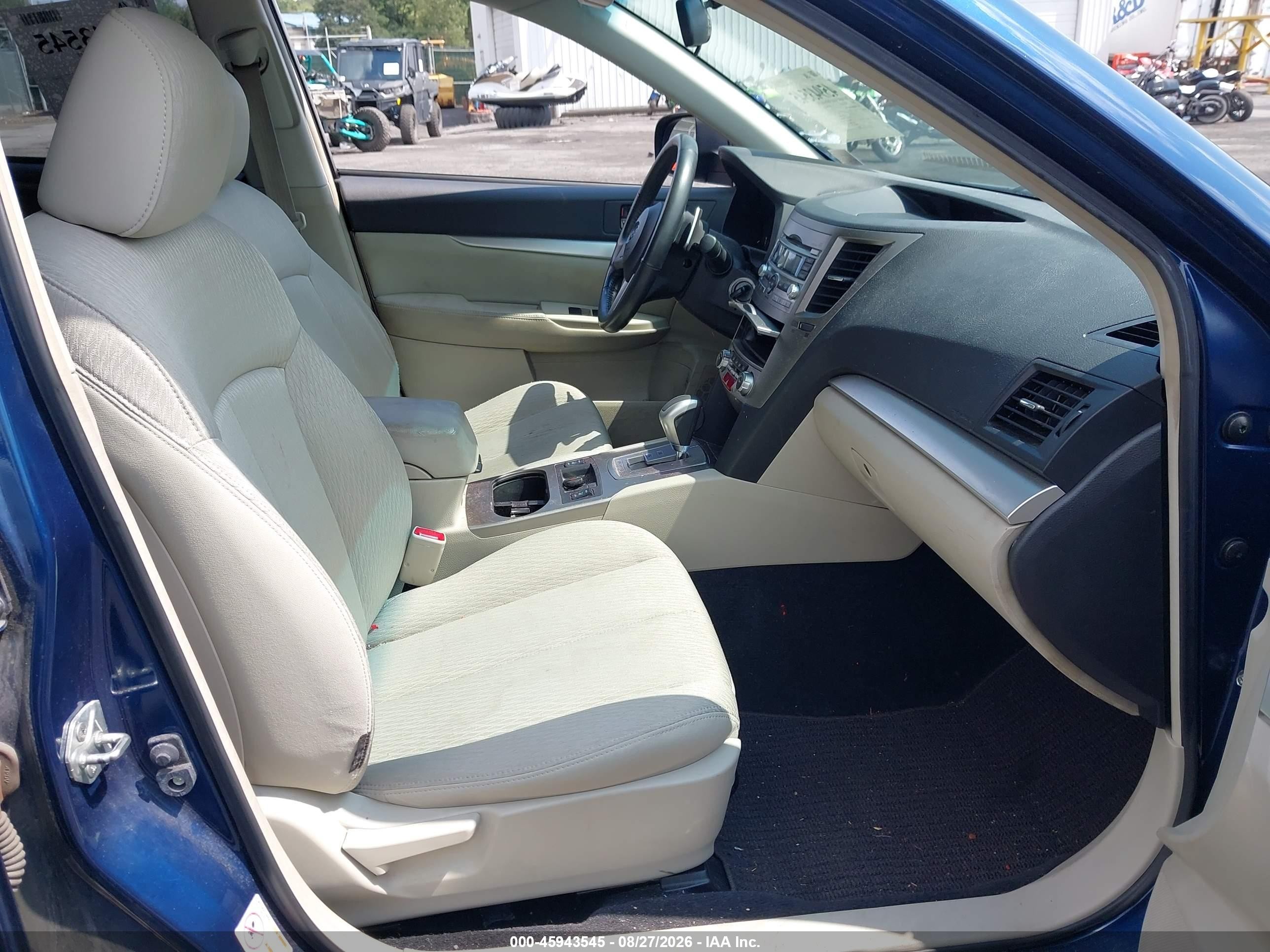 2011 Subaru Outback 2.5i Premium Blue vin: 4S4BRBCC6B3327869