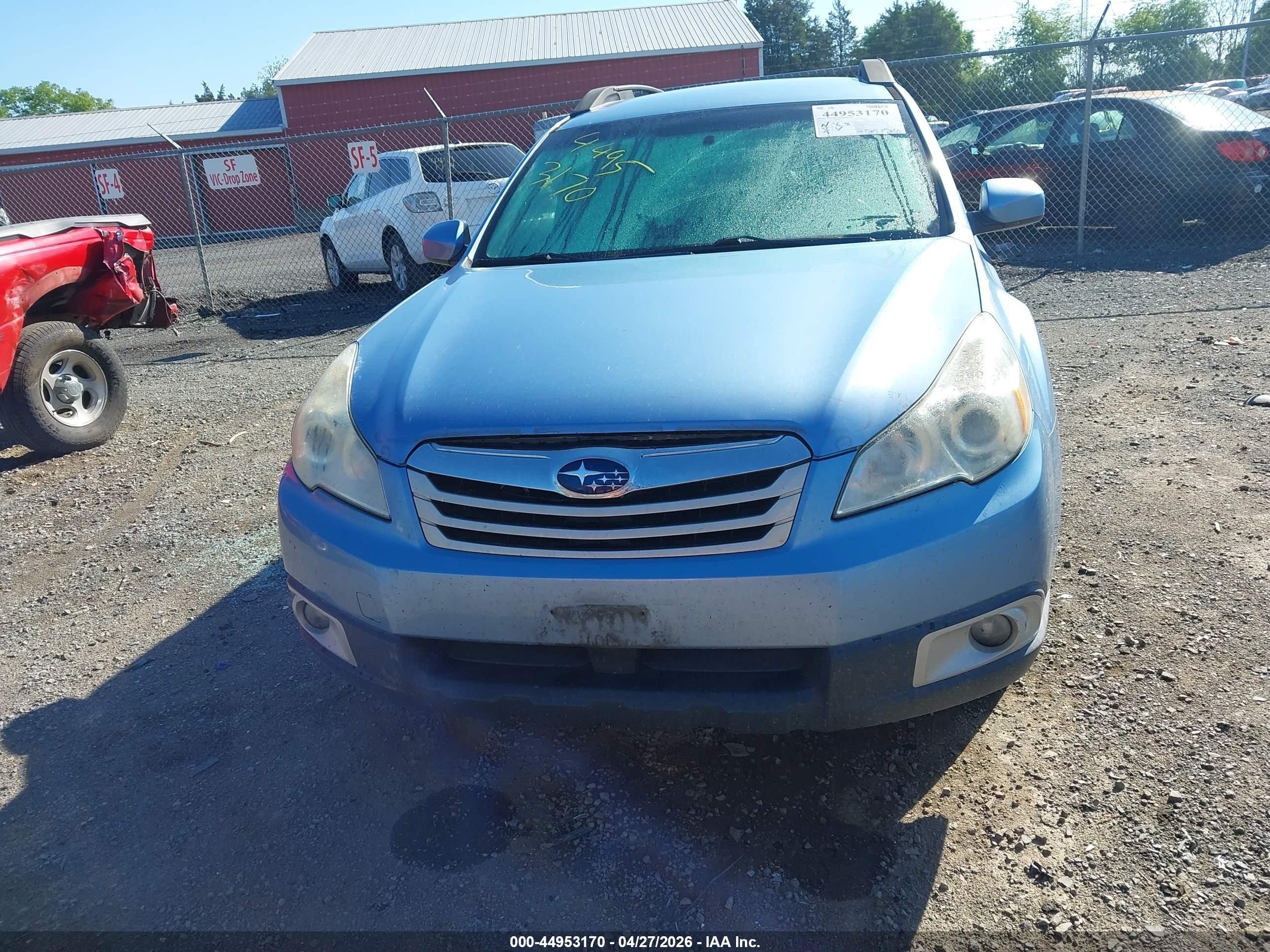 2011 Subaru Outback 2.5i Premium Blue vin: 4S4BRBCC6B3407074