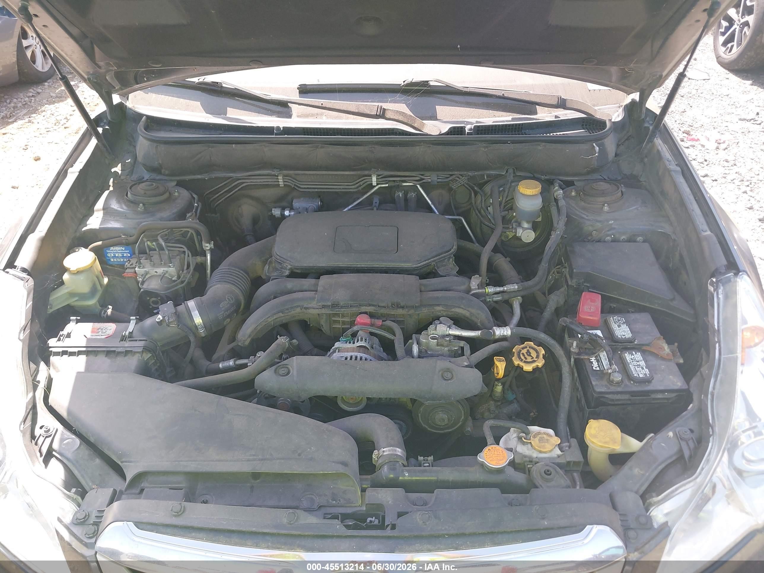 2011 Subaru Outback 2.5i Premium Gray vin: 4S4BRBCC6B3424960