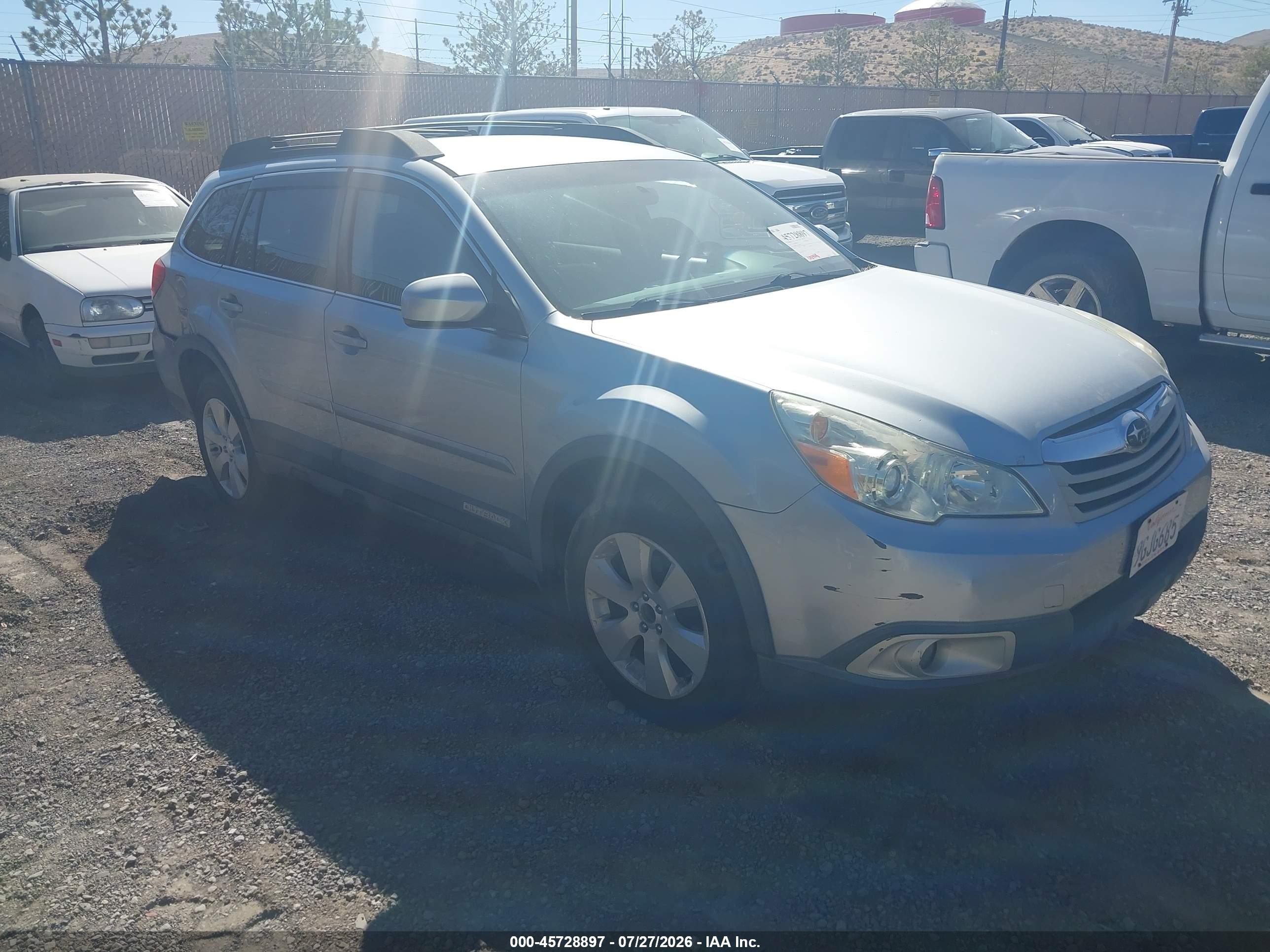 2012 Subaru Outback 2.5i Premium Gray vin: 4S4BRBCC6C1220947