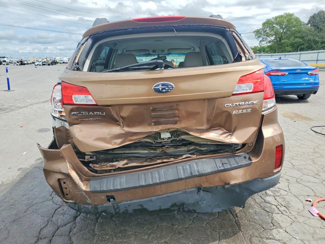 2012 Subaru Outback 2.5i Premium Brown vin: 4S4BRBCC6C3245397
